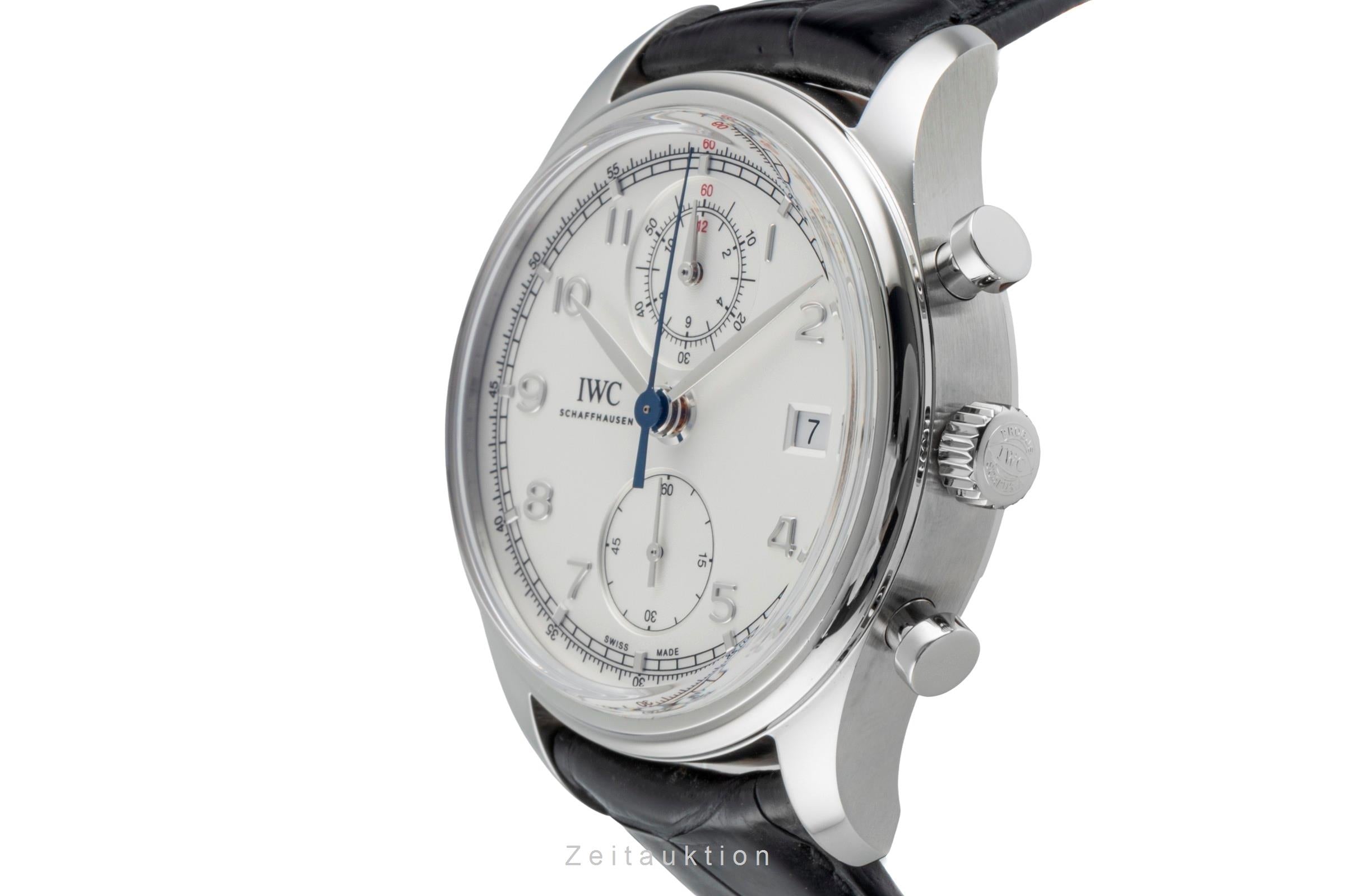 IWC Portugieser cronografo acciaio automatismo orologio da uomo IW390403  [2507124]