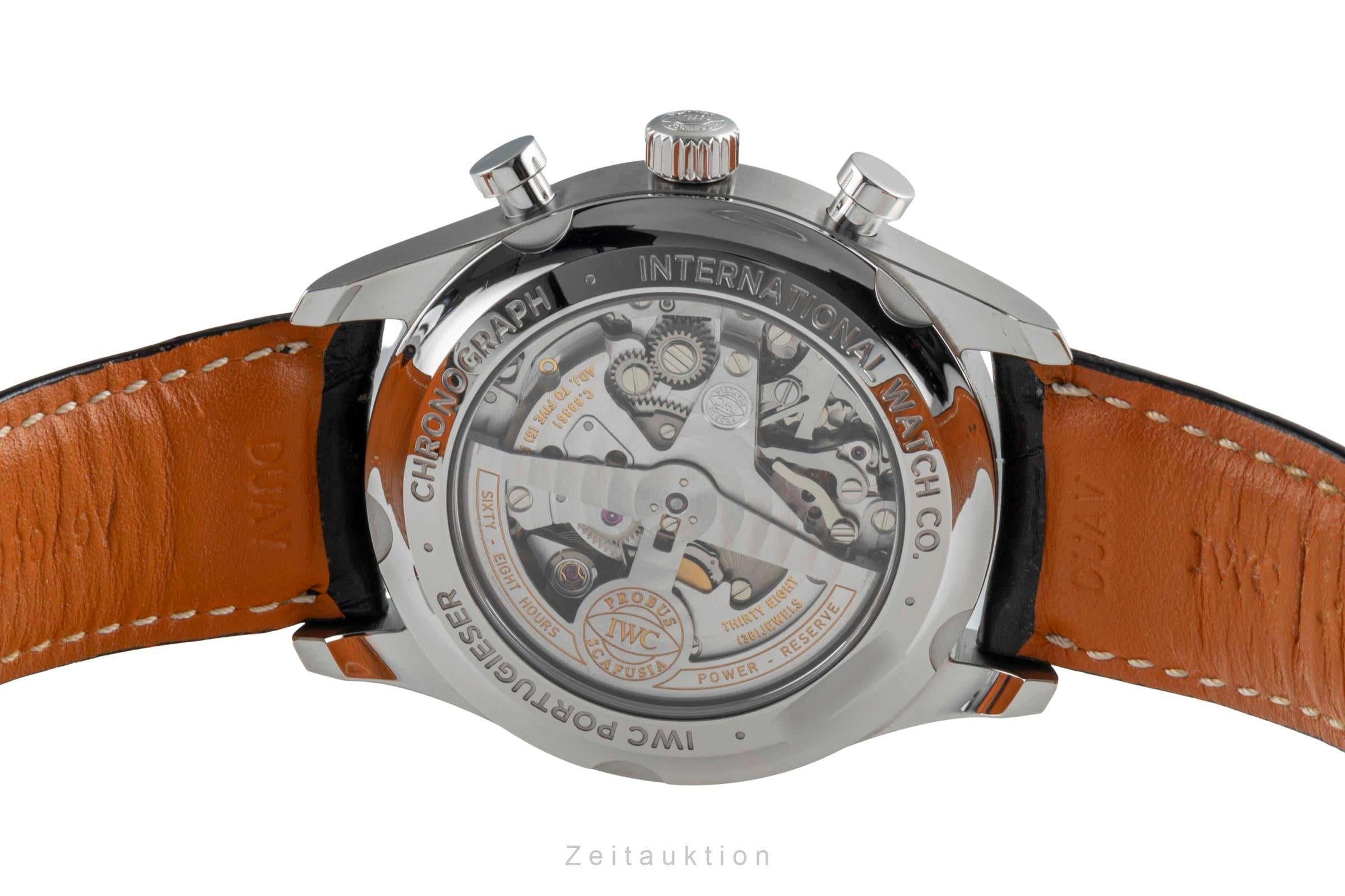 IWC Portugieser cronografo acciaio automatismo orologio da uomo IW390403  [2507124]