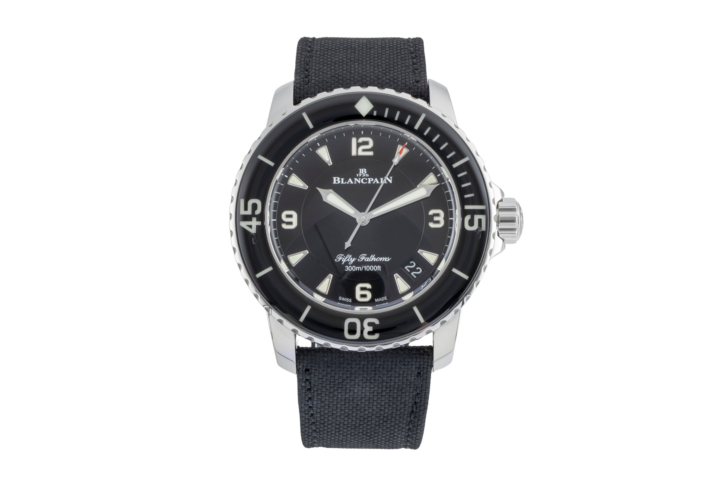 Blancpain Fifty Fathoms Stahl Automatik Herrenuhr Ref 5015-1136-52A Papiere 2019 [2507127]