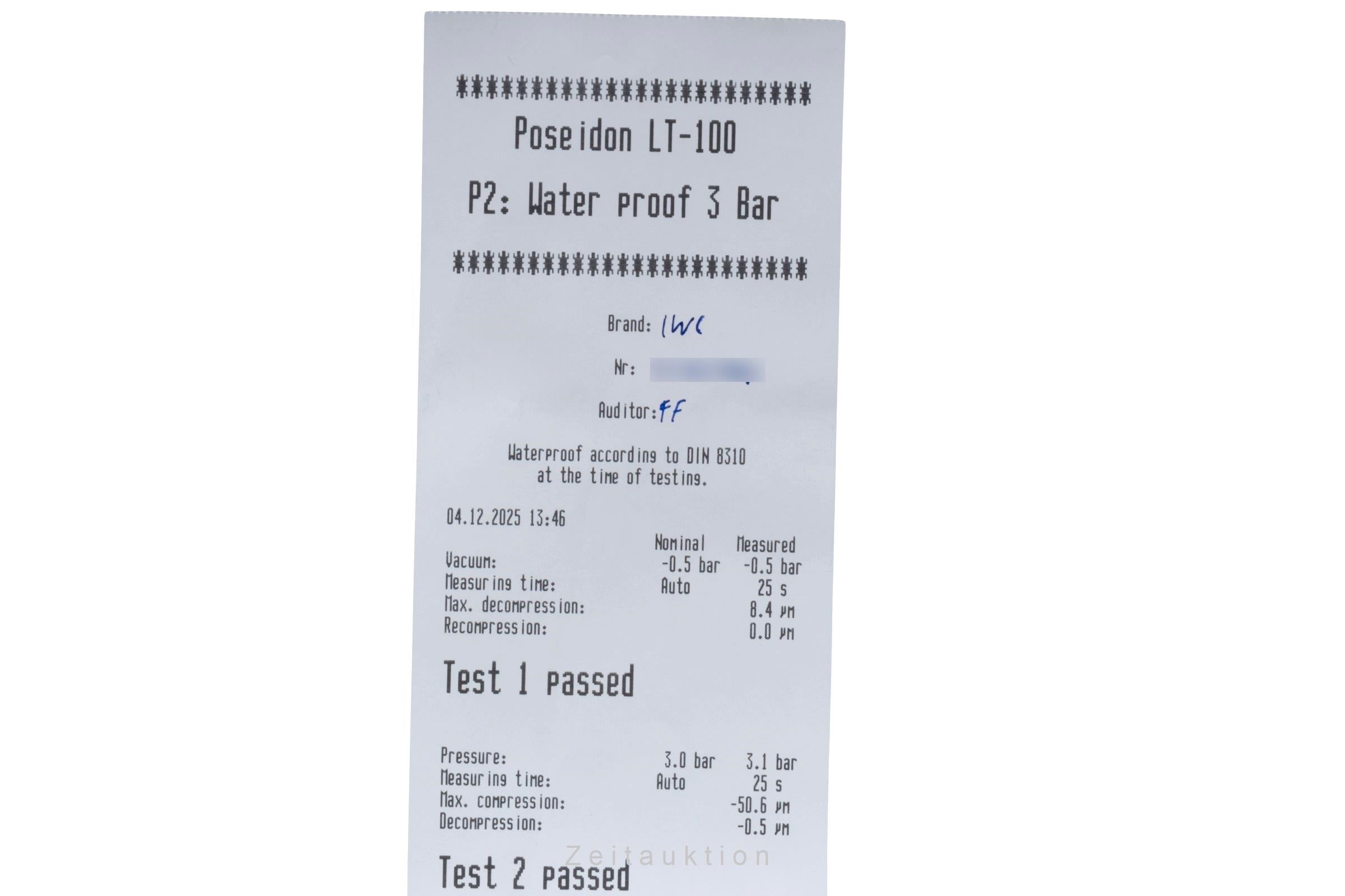 IWC Portugieser Chronograph Automatik Stahl Herrenuhr Ref. IW371438 B&P 2015 [2507128]