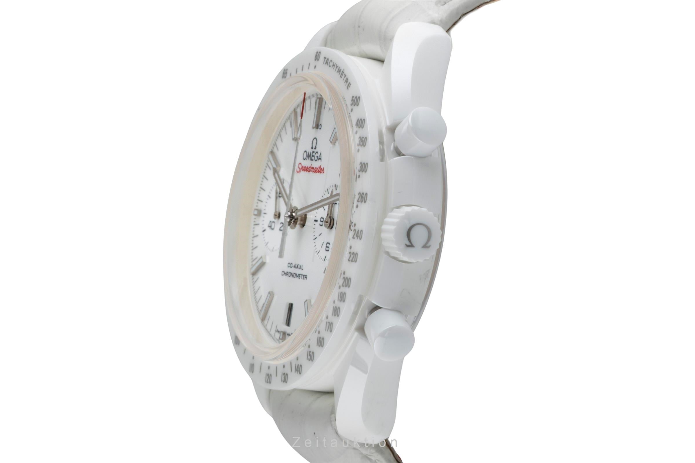 Omega Speedmaster Moonwatch White Side Of The Moon 311.93.44.51.04.002 B&P 2016 [2507130]