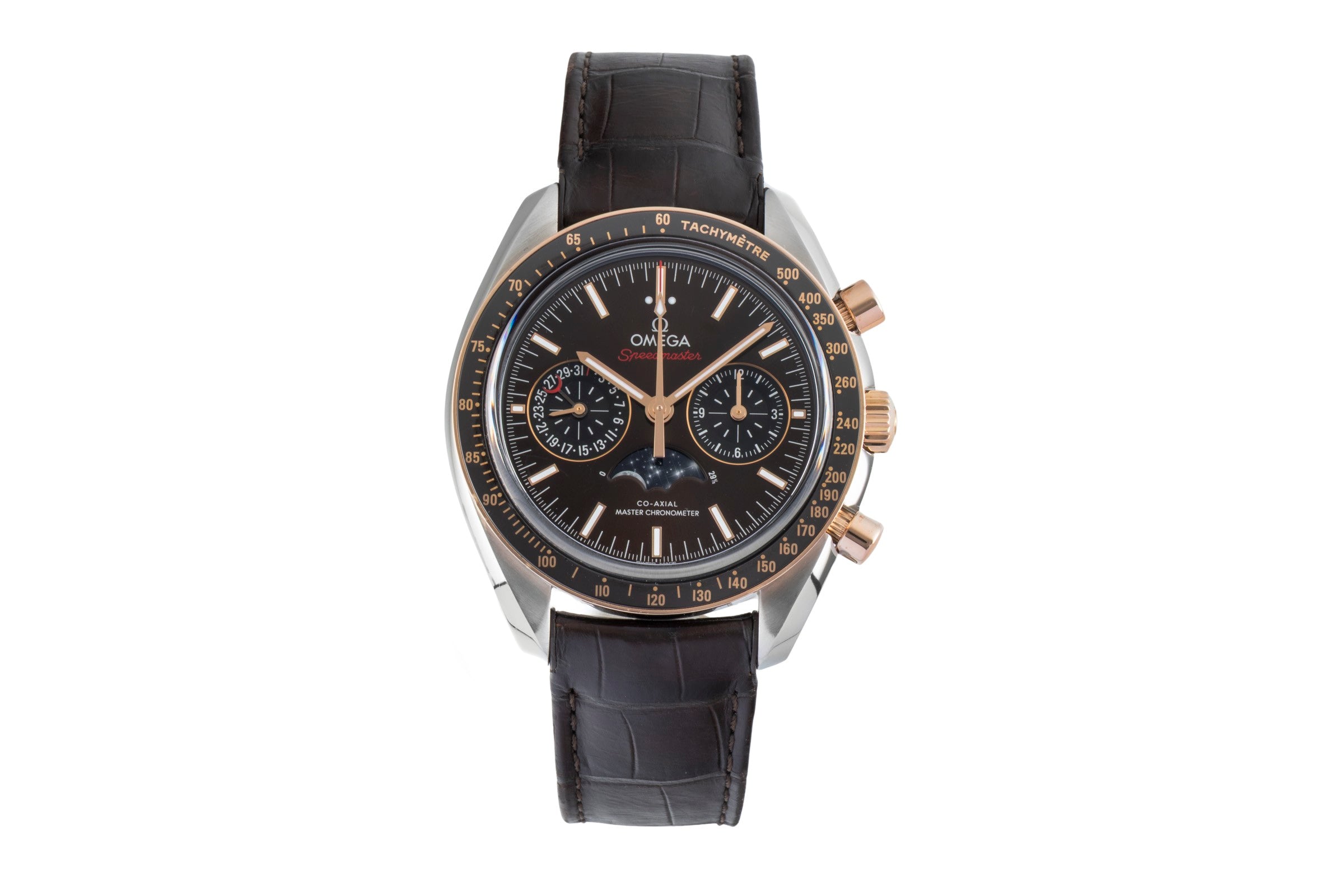 Omega Speedmaster Moonphase Stahl / Sedna Gold 304.23.44.52.13.001 NP: 17000,- € [2507131]