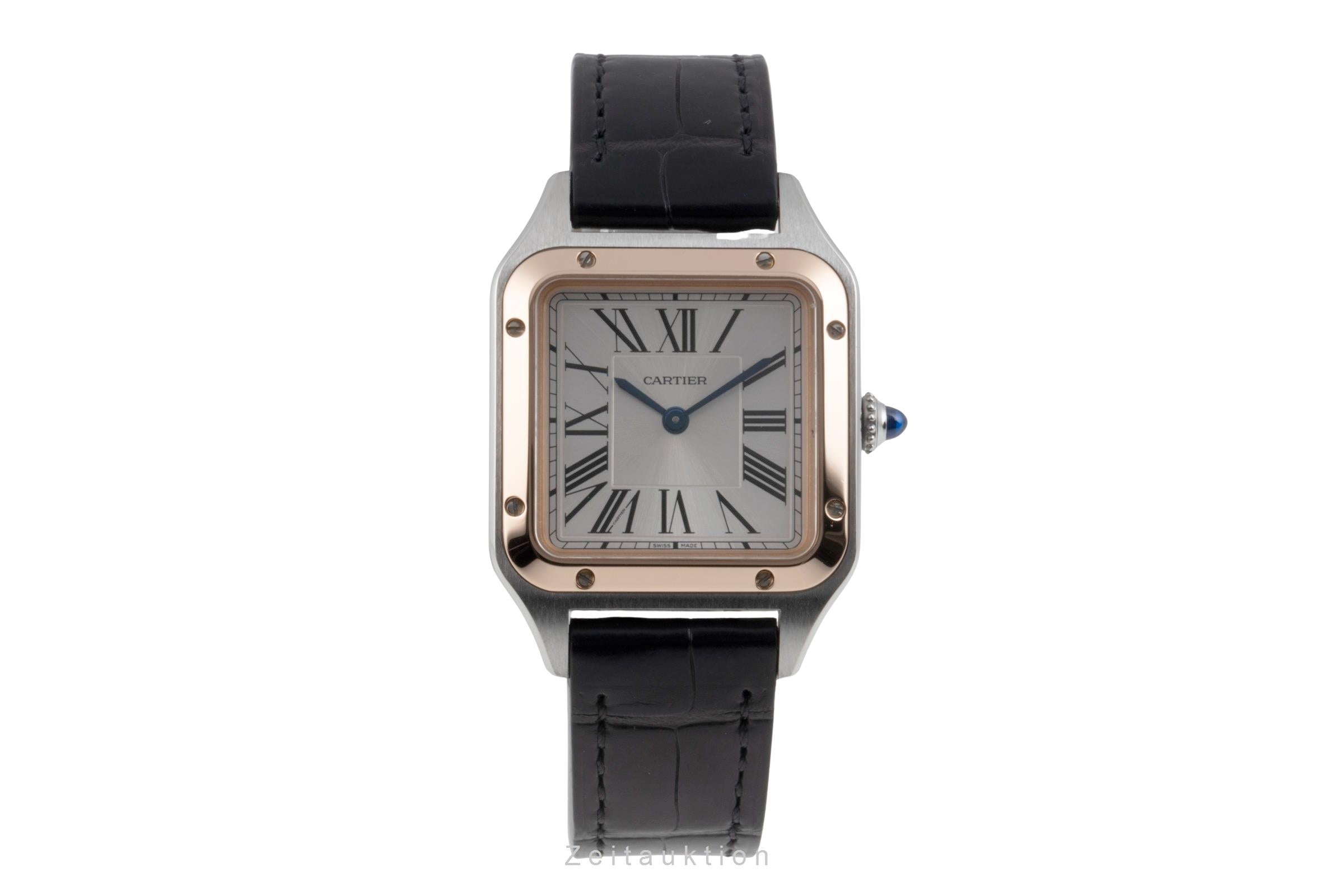 Cartier Santos Dumont acero / oro cuarzo reloj para damas  W2SA0012 LP: 6700EUR  [2507133]