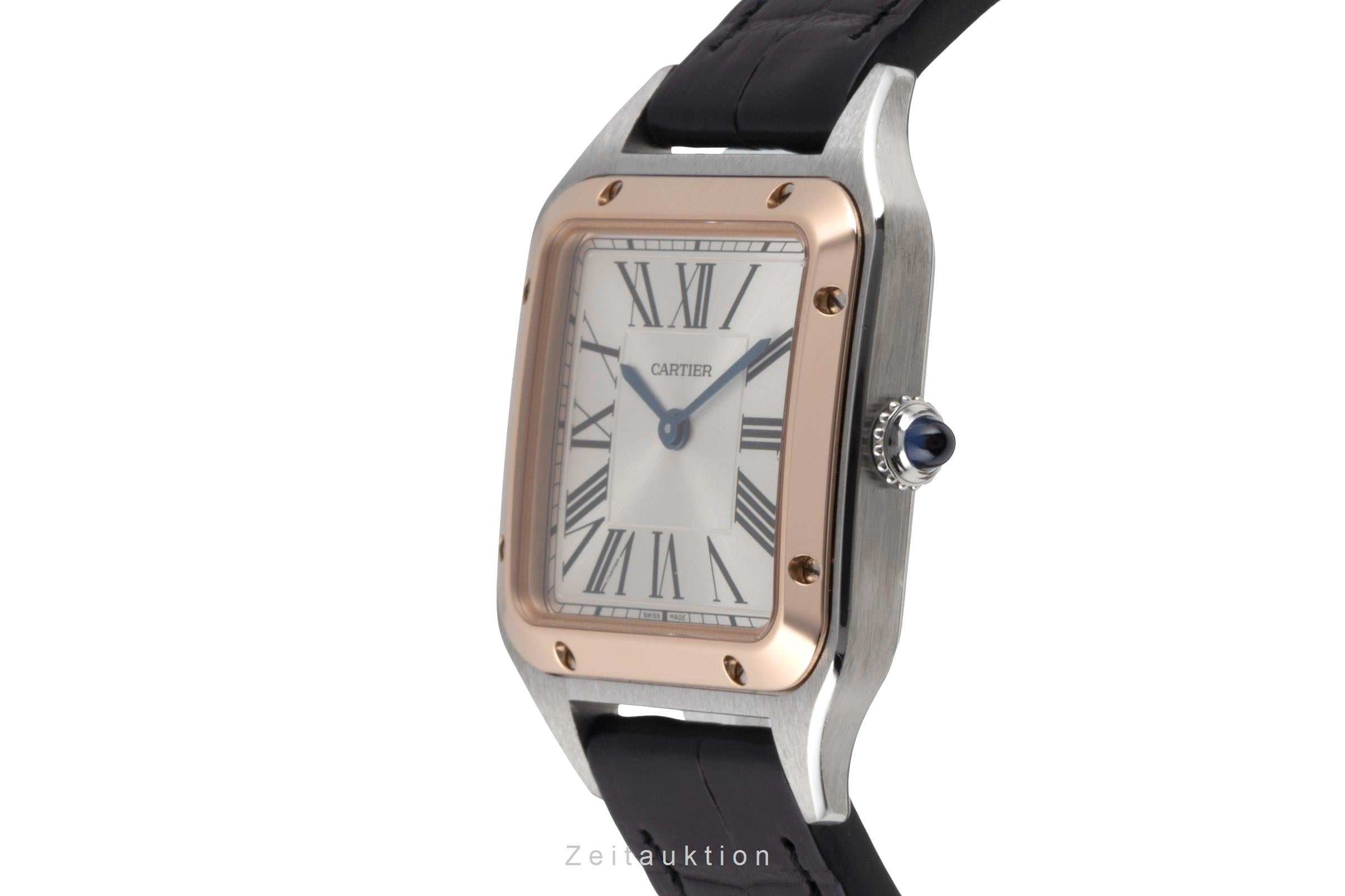 Cartier Santos Dumont acero / oro cuarzo reloj para damas  W2SA0012 LP: 6700EUR  [2507133]