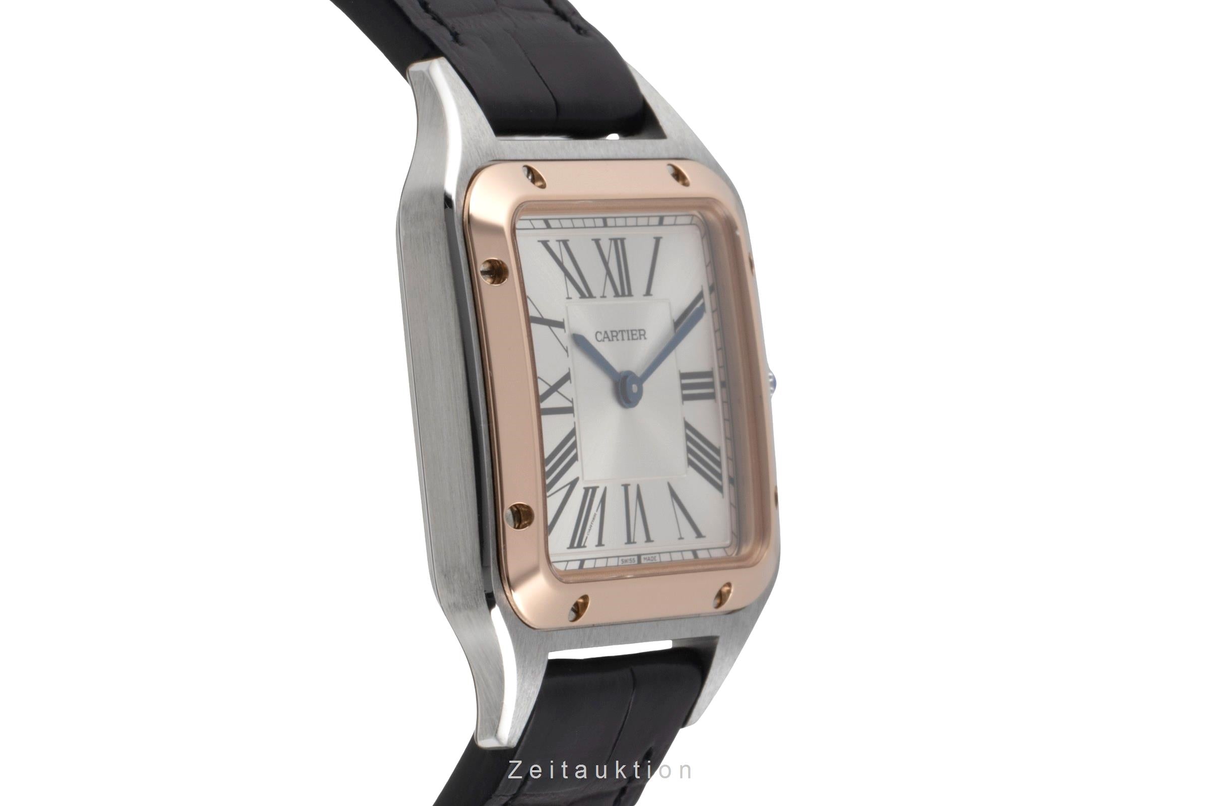 Cartier Santos Dumont acero / oro cuarzo reloj para damas  W2SA0012 LP: 6700EUR  [2507133]