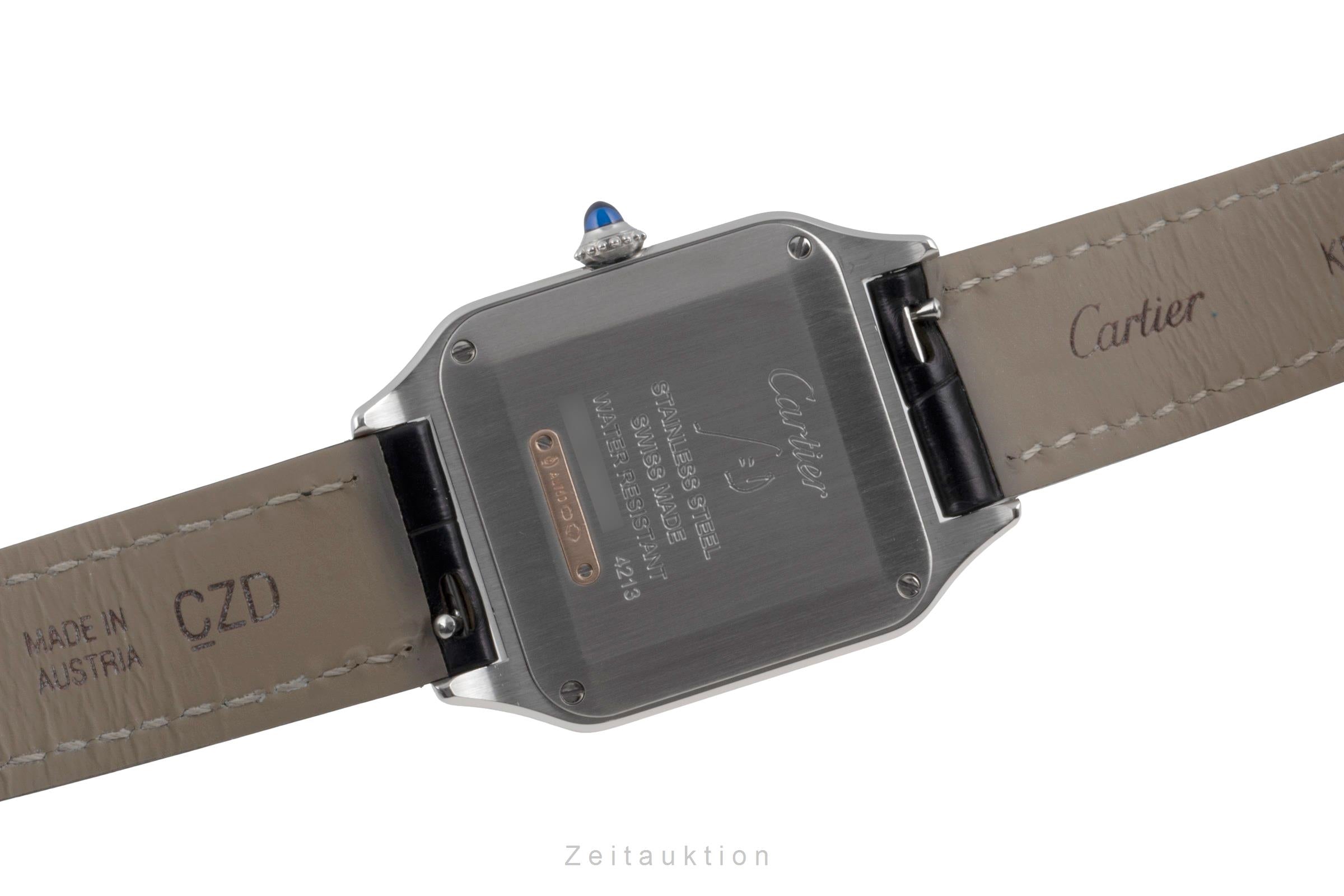 Cartier Santos Dumont acero / oro cuarzo reloj para damas  W2SA0012 LP: 6700EUR  [2507133]