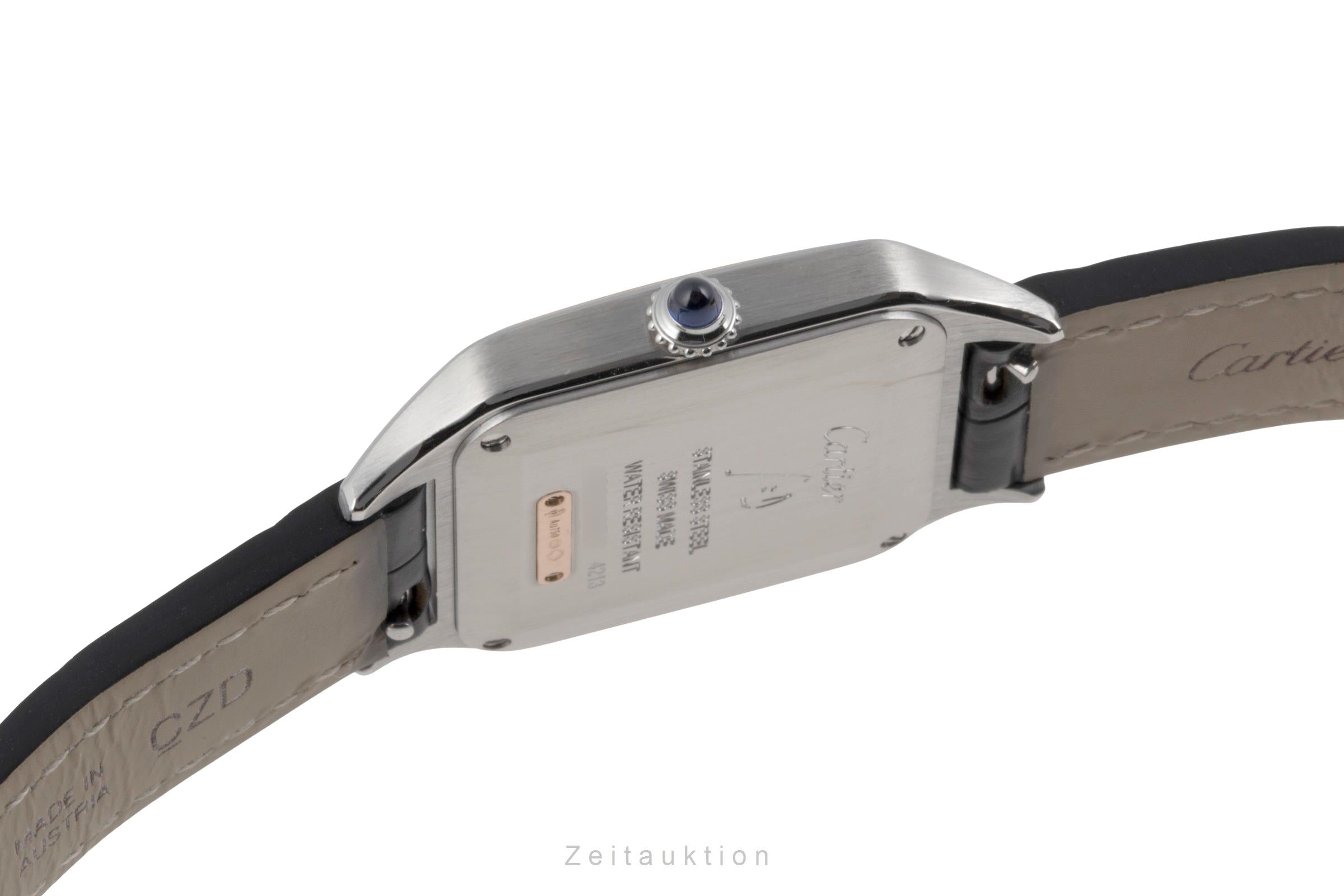 Cartier Santos Dumont acero / oro cuarzo reloj para damas  W2SA0012 LP: 6700EUR  [2507133]