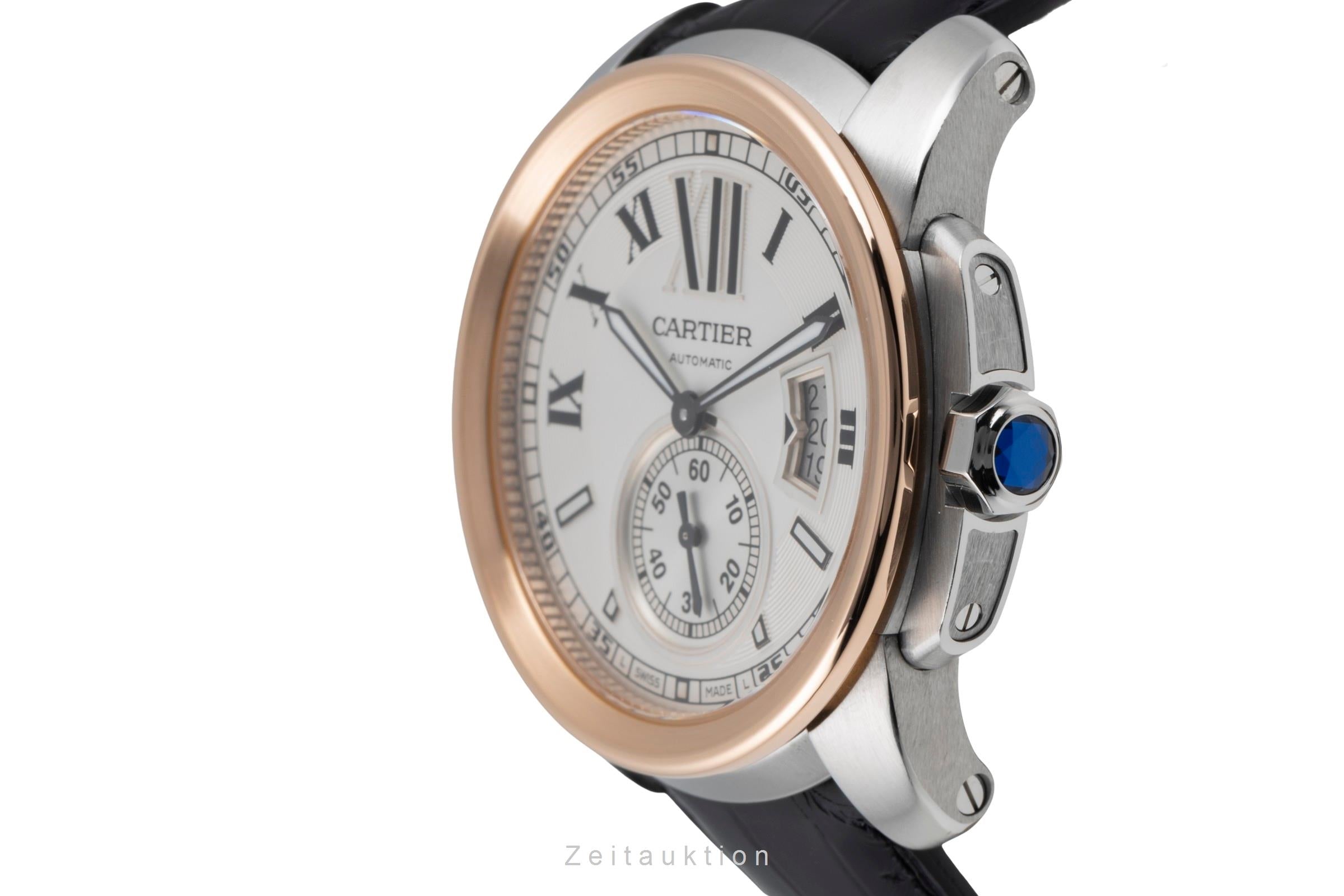 Cartier Calibre de Cartier Stahl / Gold Automatik Herrenuhr Ref. W7100011  [2507136]