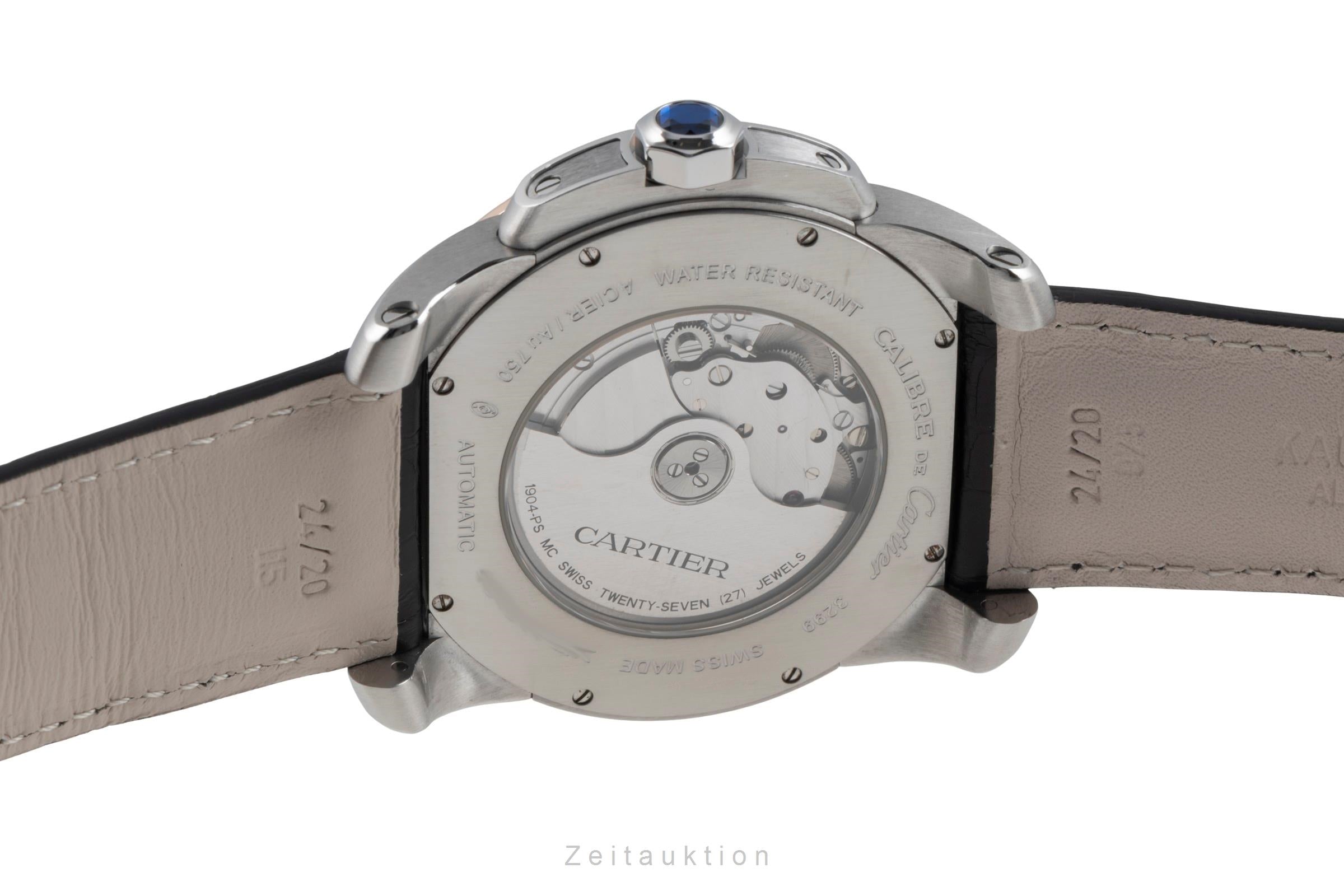 Cartier Calibre de Cartier Stahl / Gold Automatik Herrenuhr Ref. W7100011  [2507136]