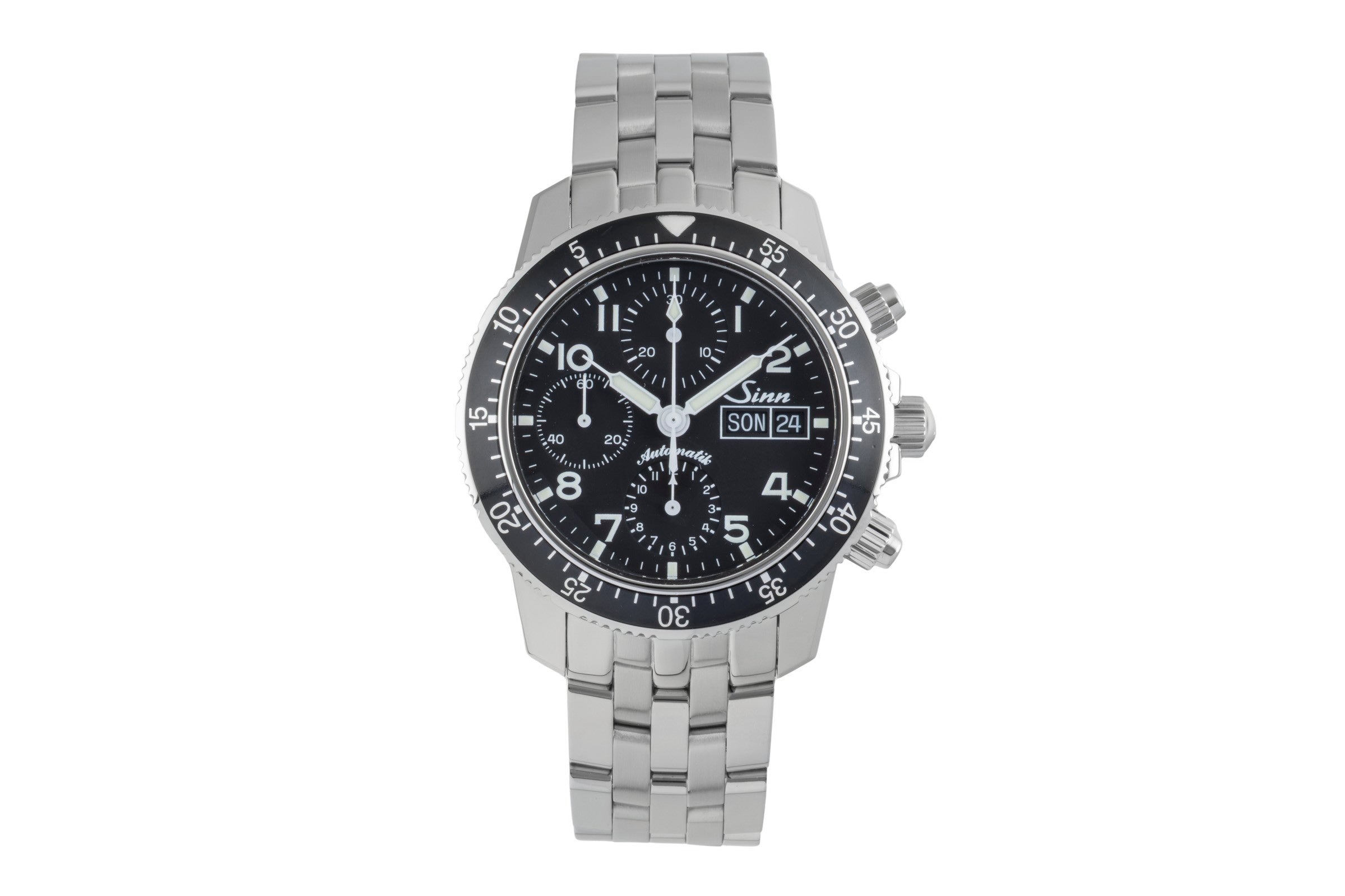 Sinn 103 ST Chronograph Stahl Automatik Herrenuhr Ref. 103 St Sa B&P 2019 [2507143]