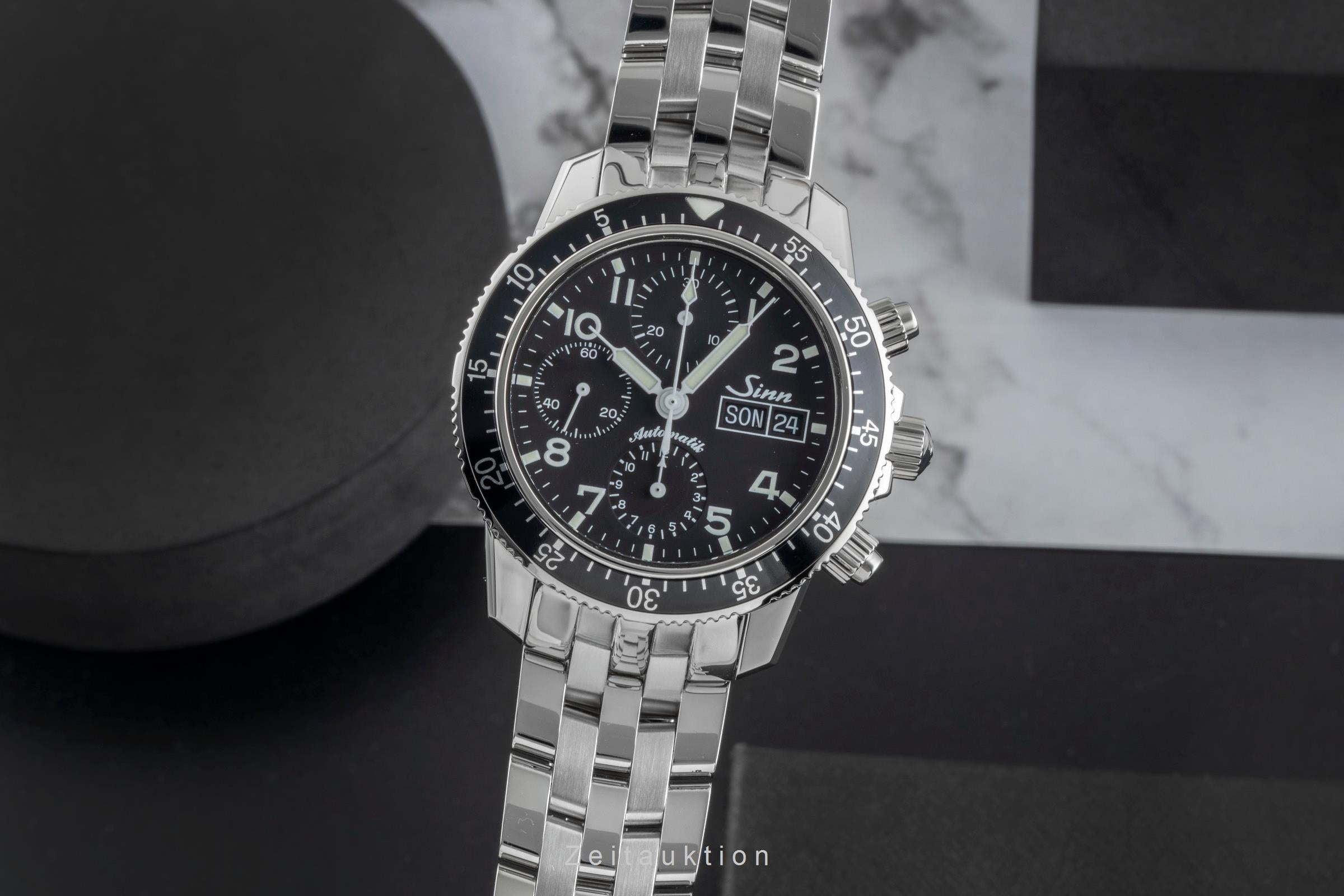 Sinn 103 ST Chronograph Stahl Automatik Herrenuhr Ref. 103 St Sa B&P 2019 [2507143]