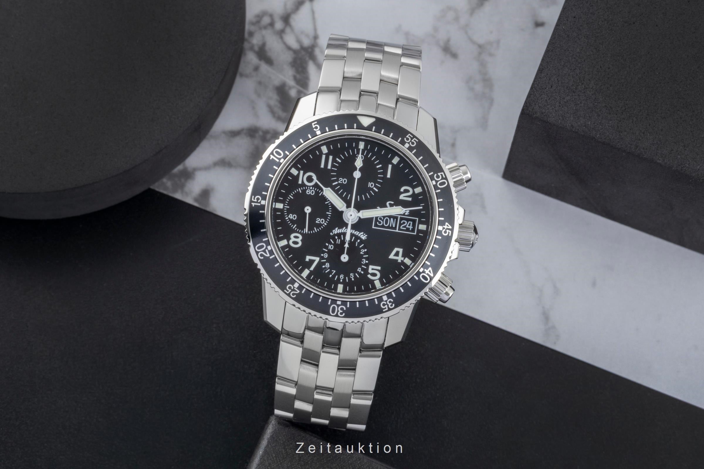 Sinn 103 ST Chronograph Stahl Automatik Herrenuhr Ref. 103 St Sa B&P 2019 [2507143]