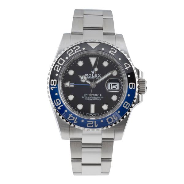 Rolex GMT-Master II steel automatic men's watch 116710BLNR  [2507145]