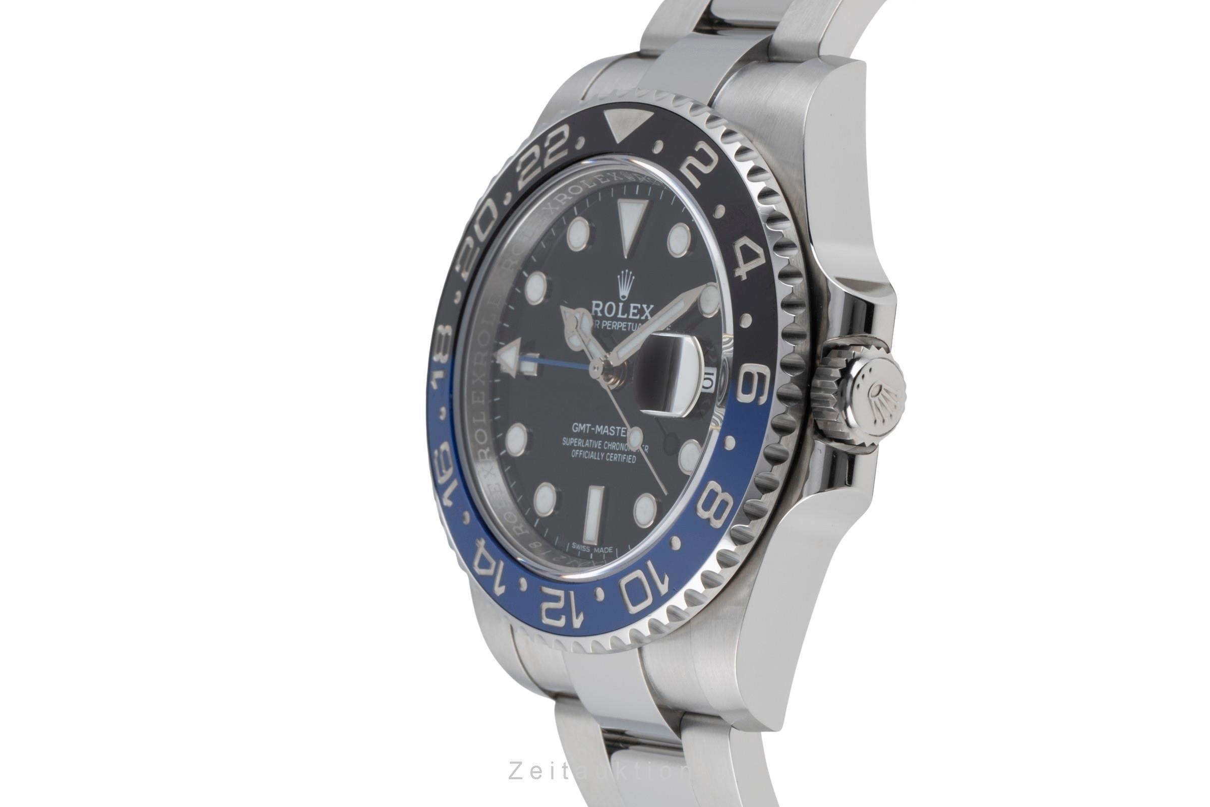 Rolex GMT-Master II steel automatic men's watch 116710BLNR  [2507145]