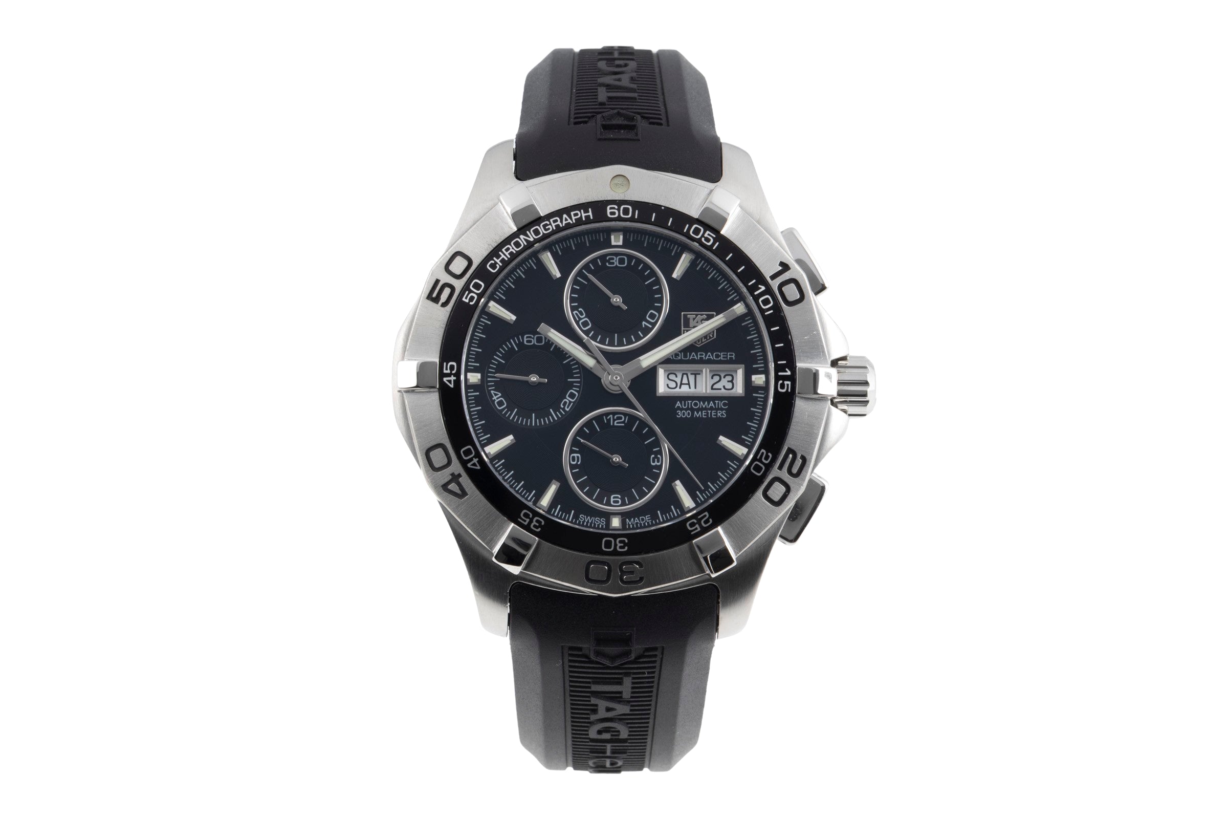 Tag Heuer Aquaracer chronograph steel automatic men's watch CAF2010  [2507146]