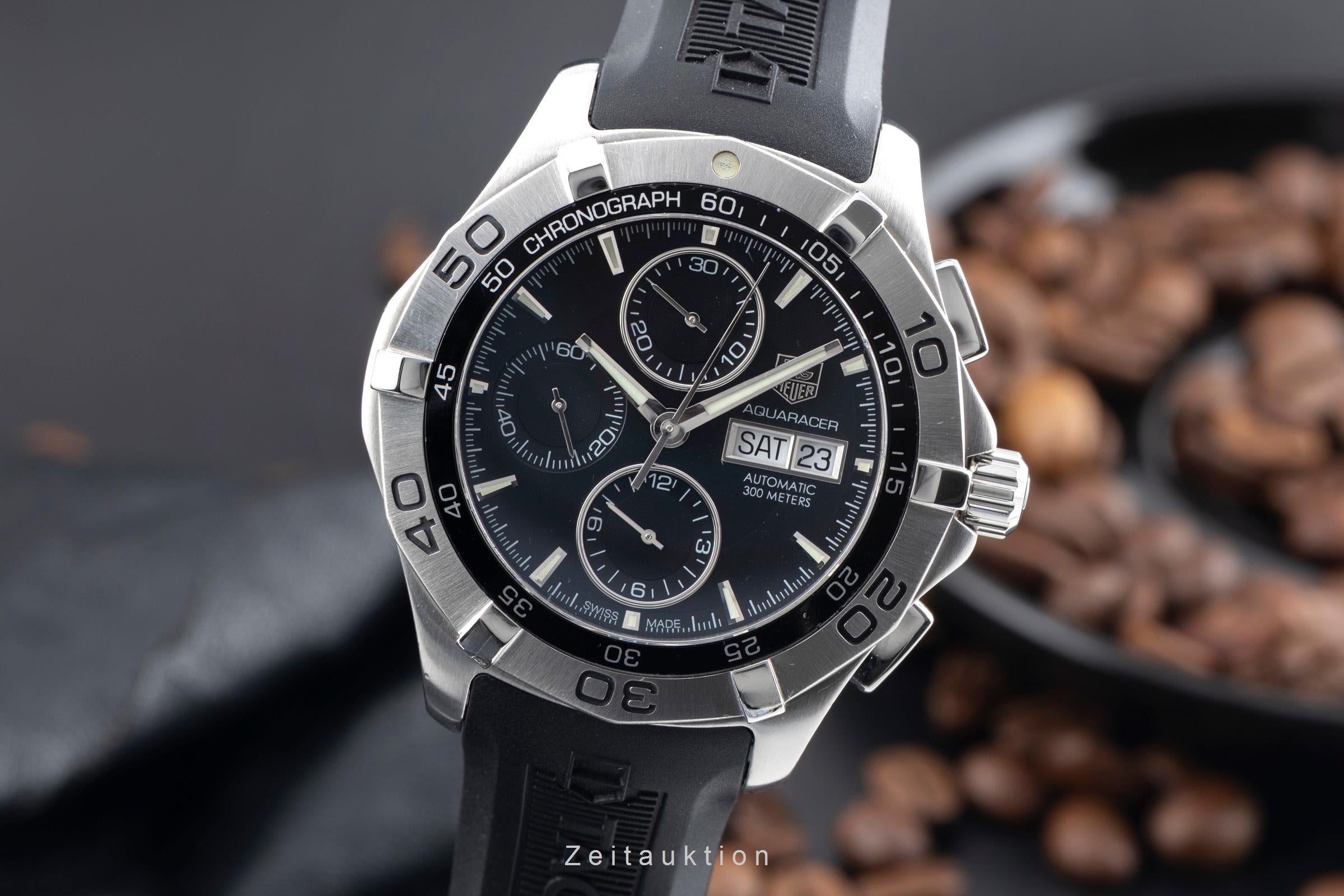 Tag Heuer Aquaracer chronograph steel automatic men's watch CAF2010  [2507146]