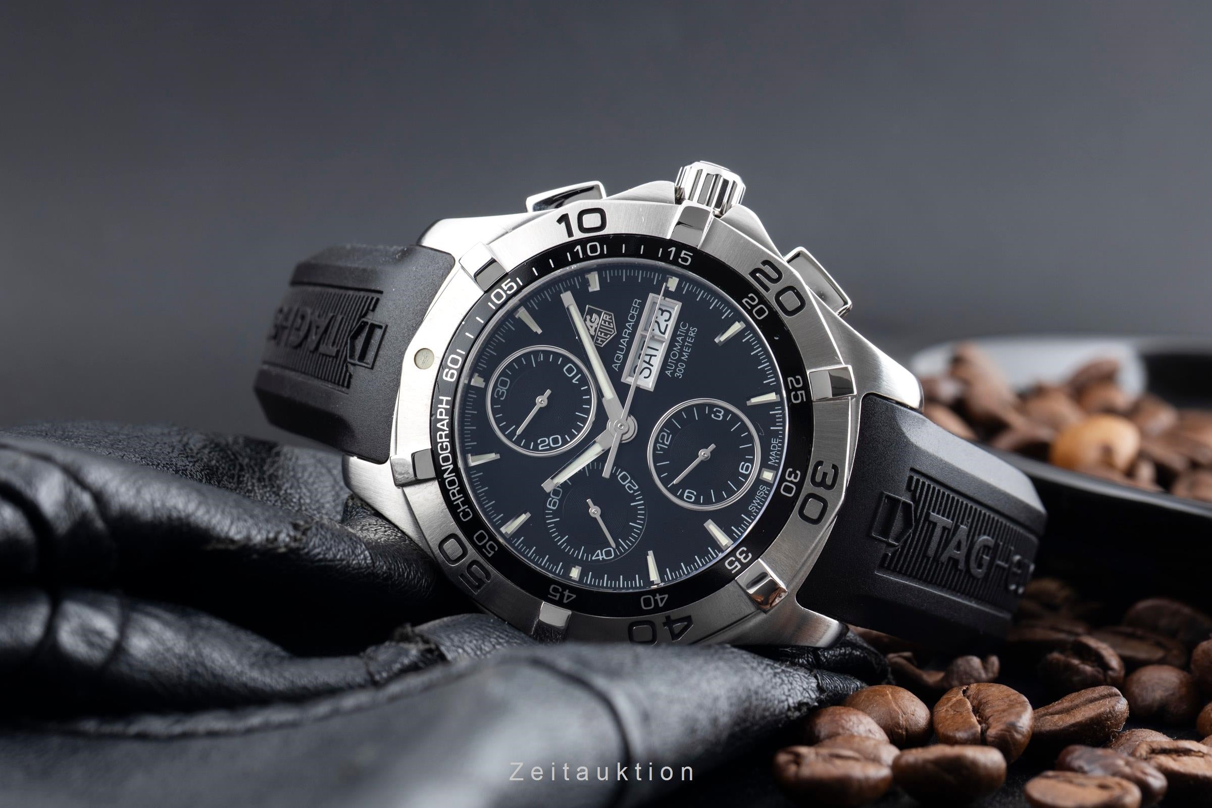 Tag Heuer Aquaracer chronograph steel automatic men's watch CAF2010  [2507146]