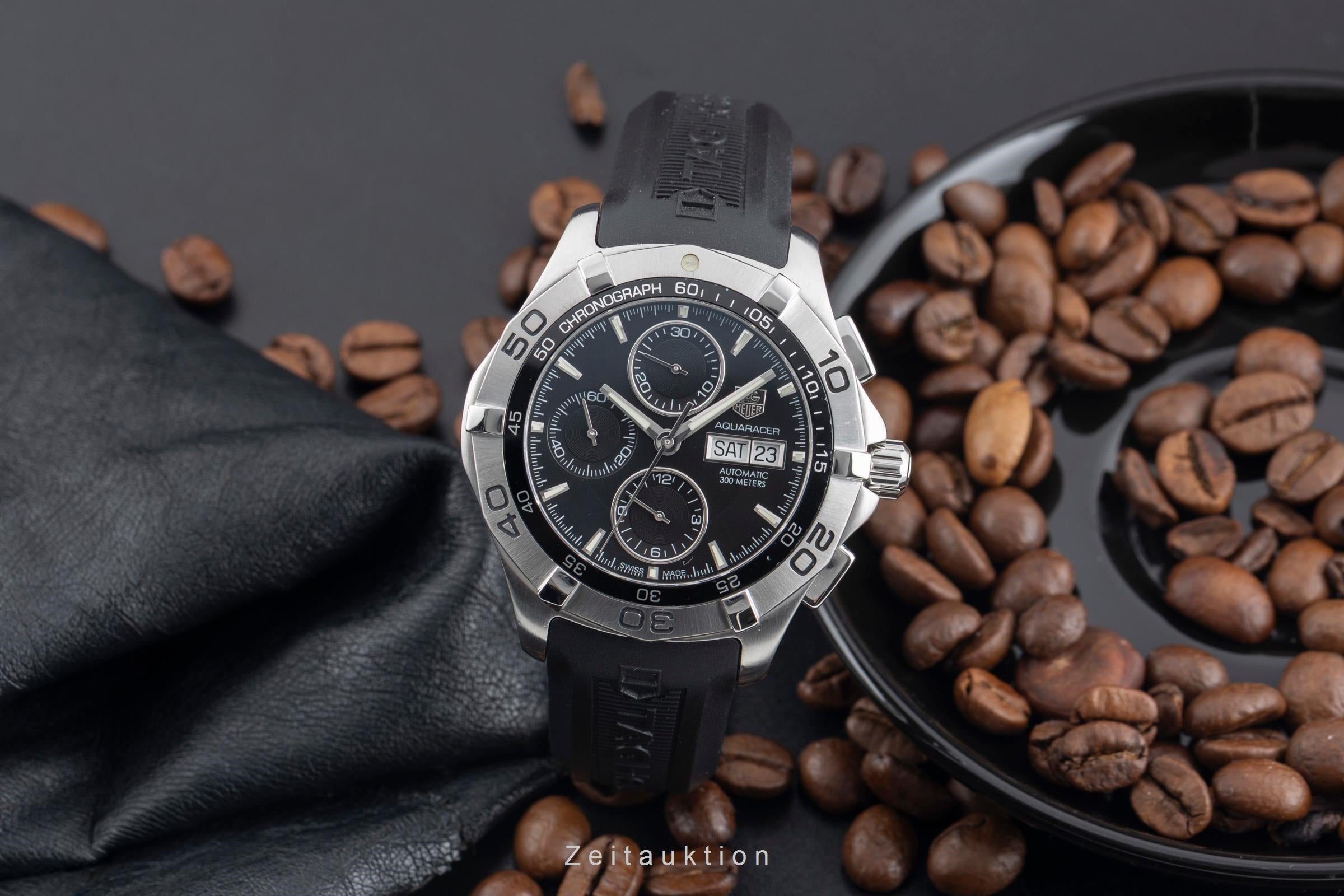 Tag Heuer Aquaracer chronograph steel automatic men's watch CAF2010  [2507146]