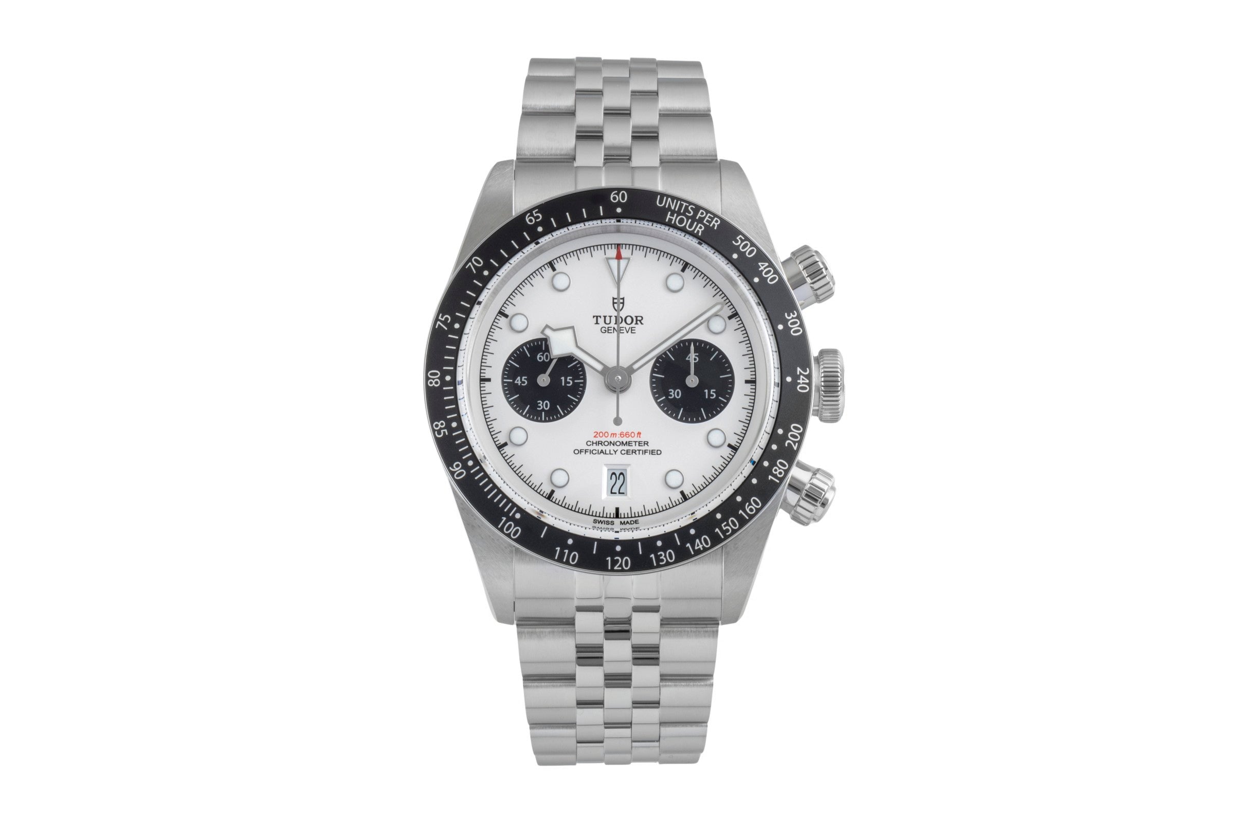 Tudor Black Bay 41 chronograph steel automatic men's watch M79360N-0014 LP: 5870EUR  [2507148]