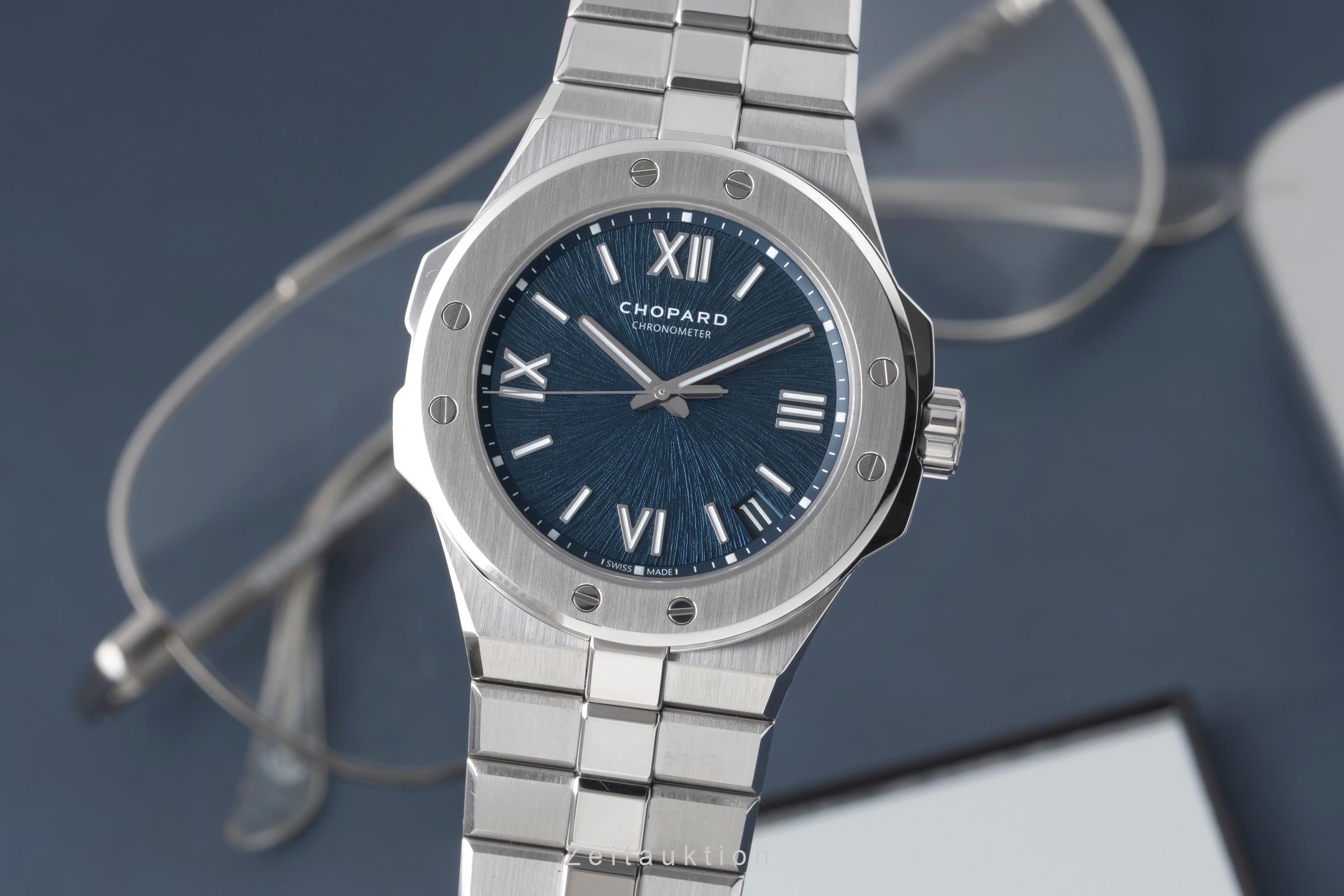 Chopard Alpine Eagle steel automatic men's watch 298600-3001 LP: 16100EUR  [2507149]