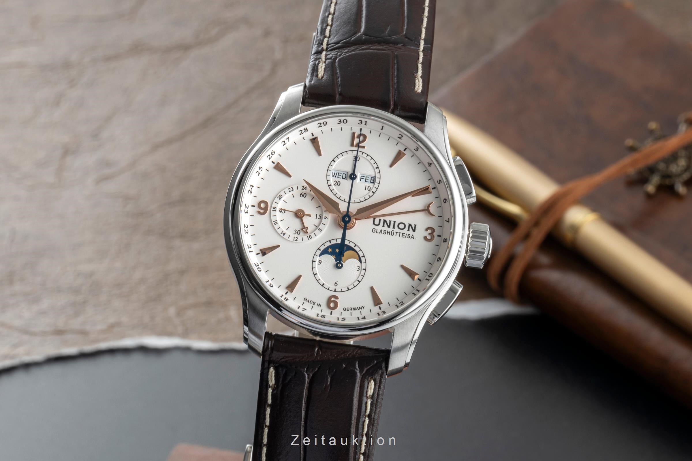 Union Glashütte Belisar chronograph steel automatic men's watch D0024251  [2507150]