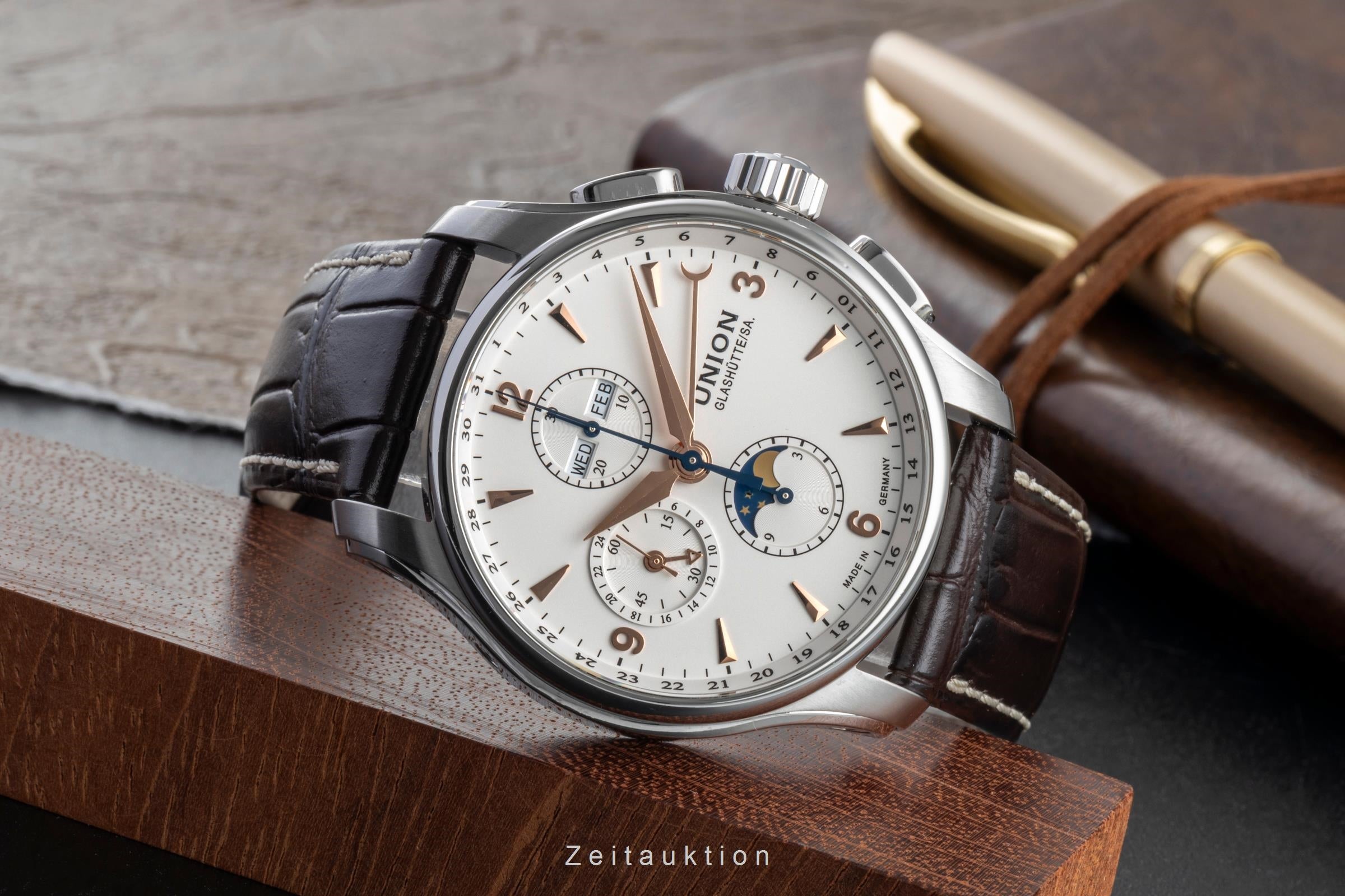 Union Glashütte Belisar chronograph steel automatic men's watch D0024251  [2507150]