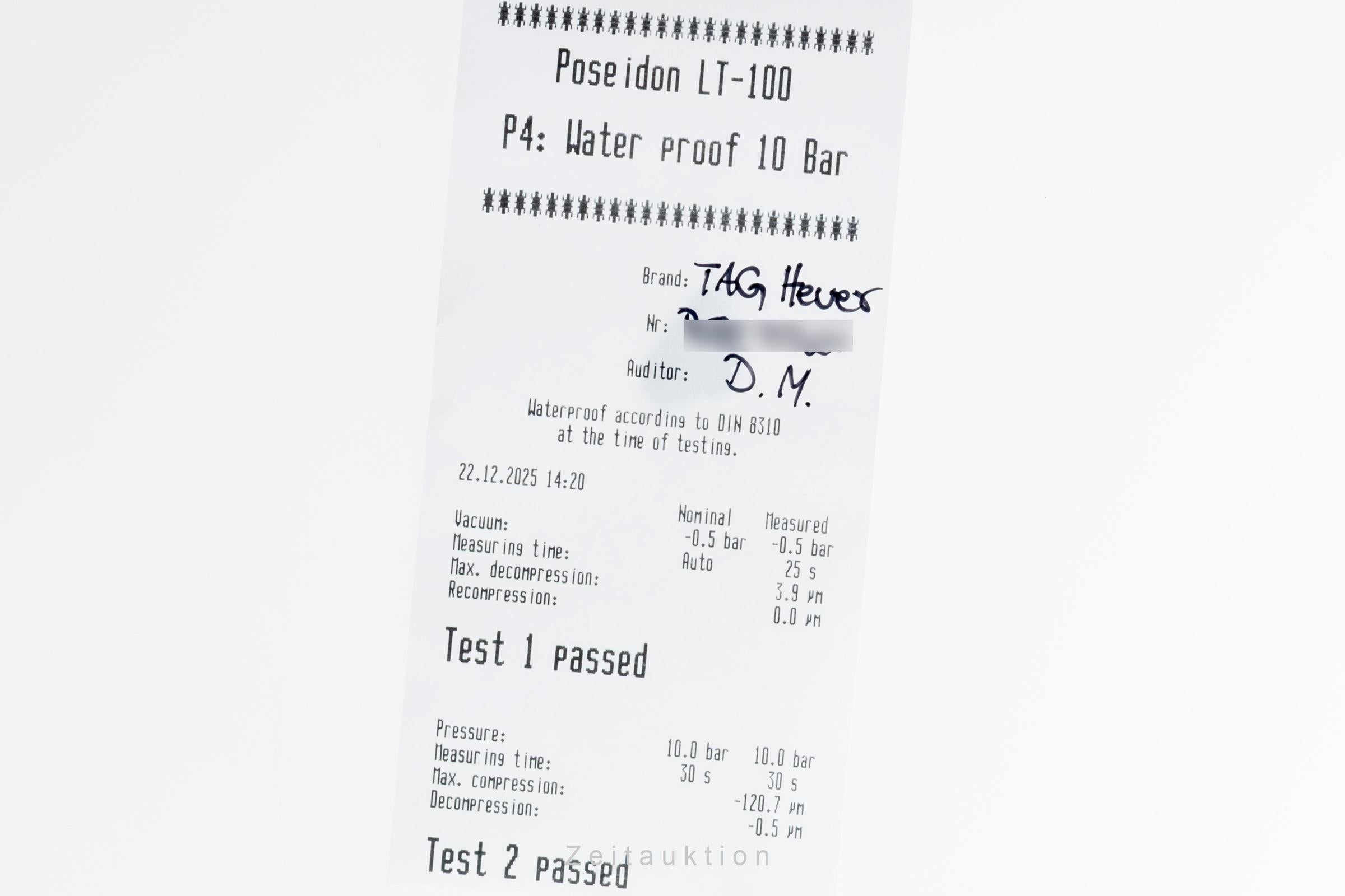 Tag Heuer Aquaracer 300M Stahl Automatik Herrenuhr Ref. WBD2113.BA0928  [2507151]