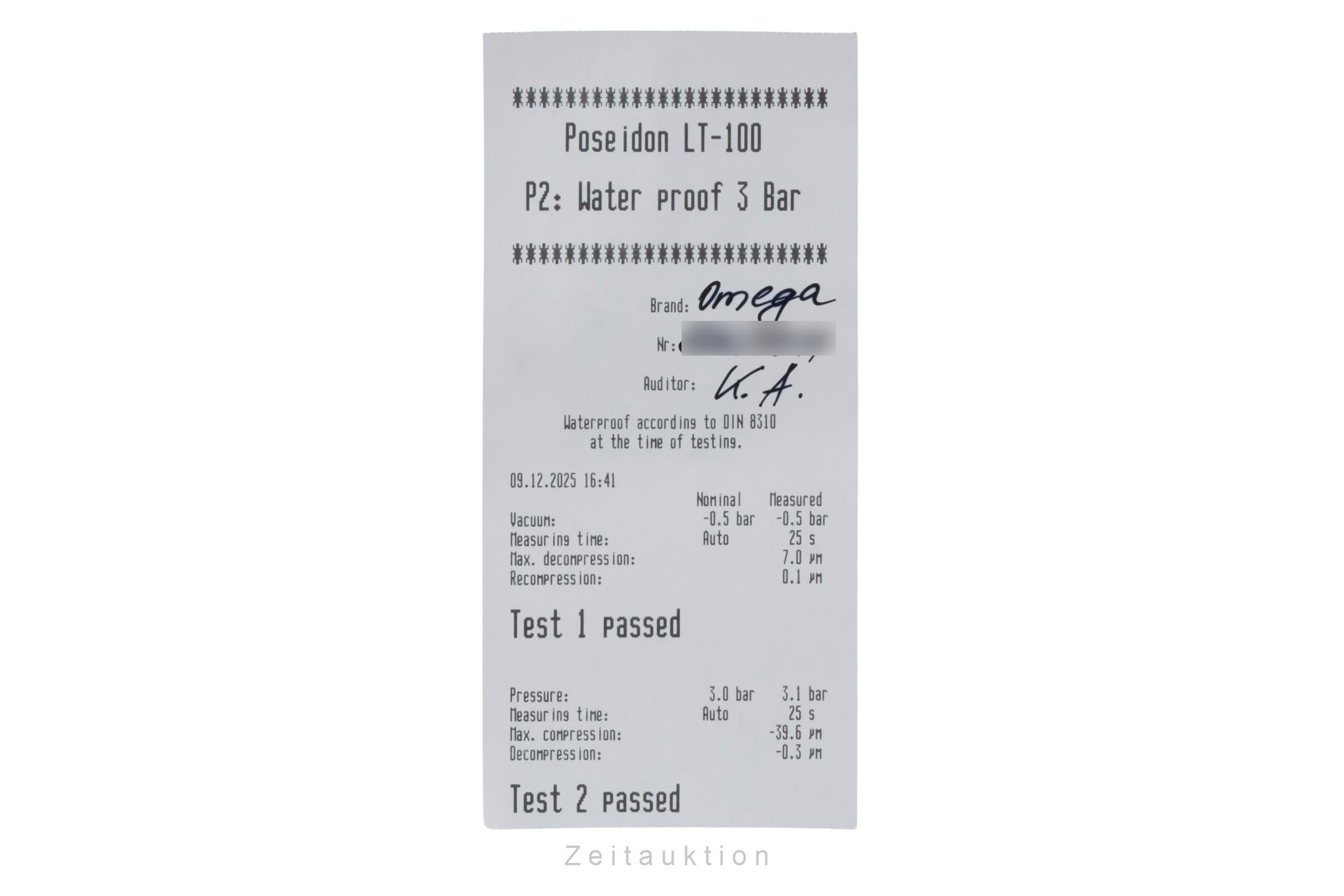 Omega De Ville acier à remontage manuel montre pour hommes 435.13.40.21.03.001  [2507152]