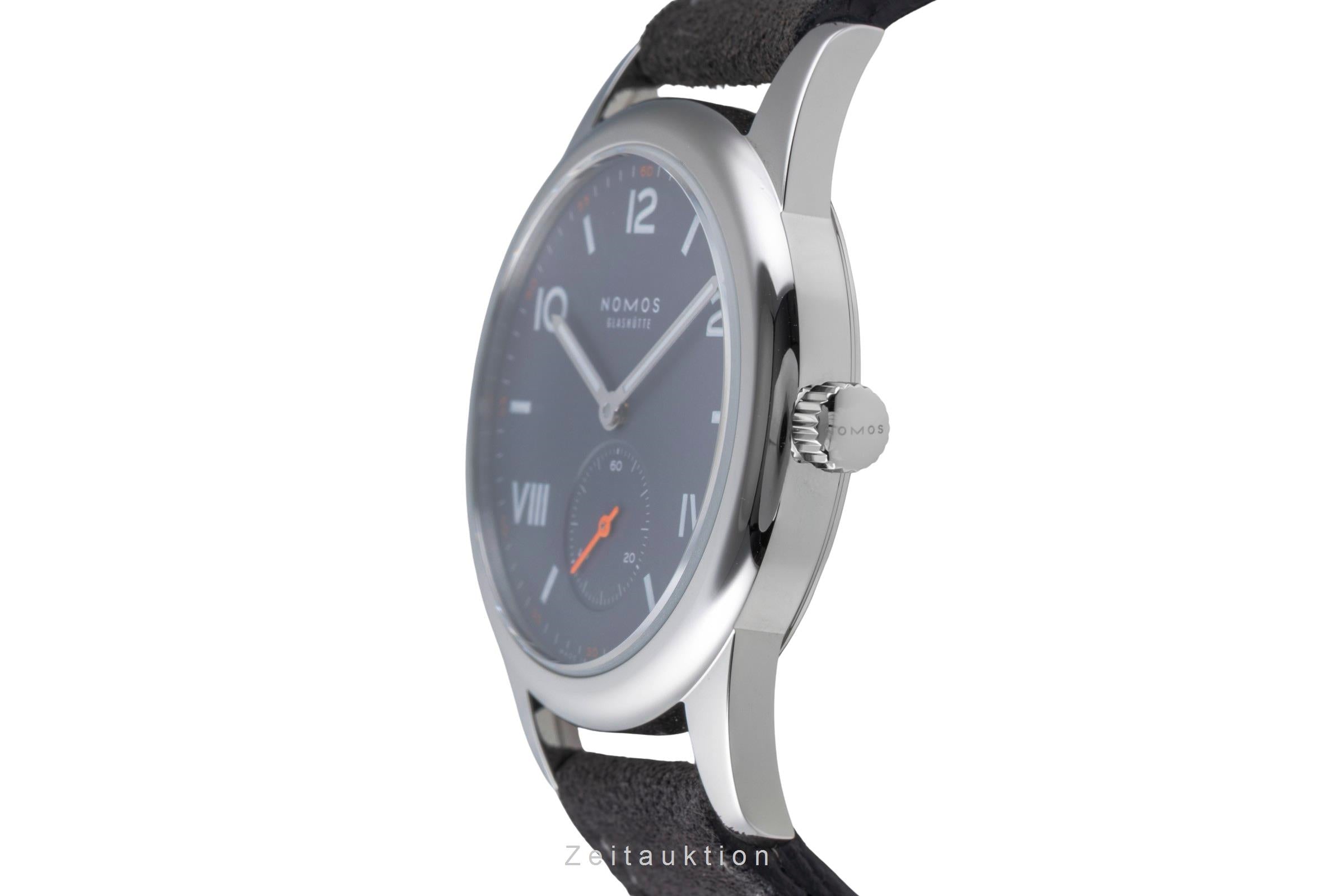 Nomos Club Campus Blue Purple Stahl Handaufzug Ref.713 B&P 2025  [2507153]