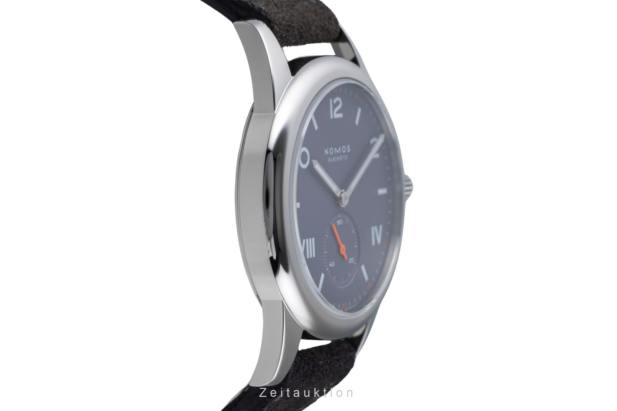 Nomos Club Campus Blue Purple Stahl Handaufzug Ref.713 B&P 2025  [2507153]