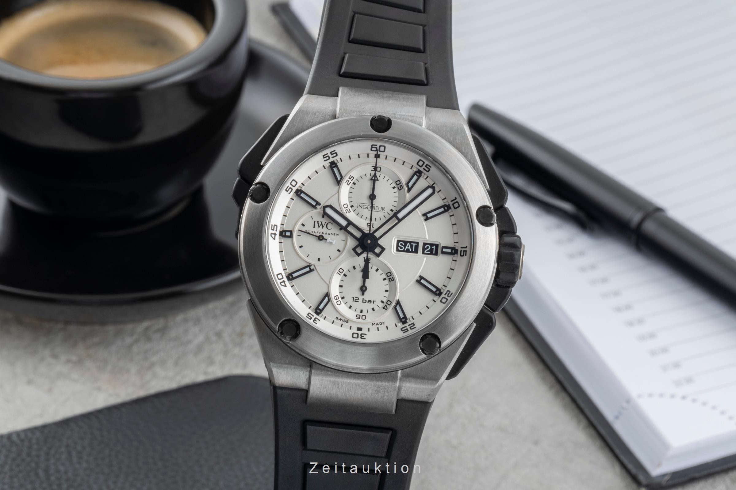 IWC Ingenieur chronograph titanium automatic men's watch IW386501  [2507161]