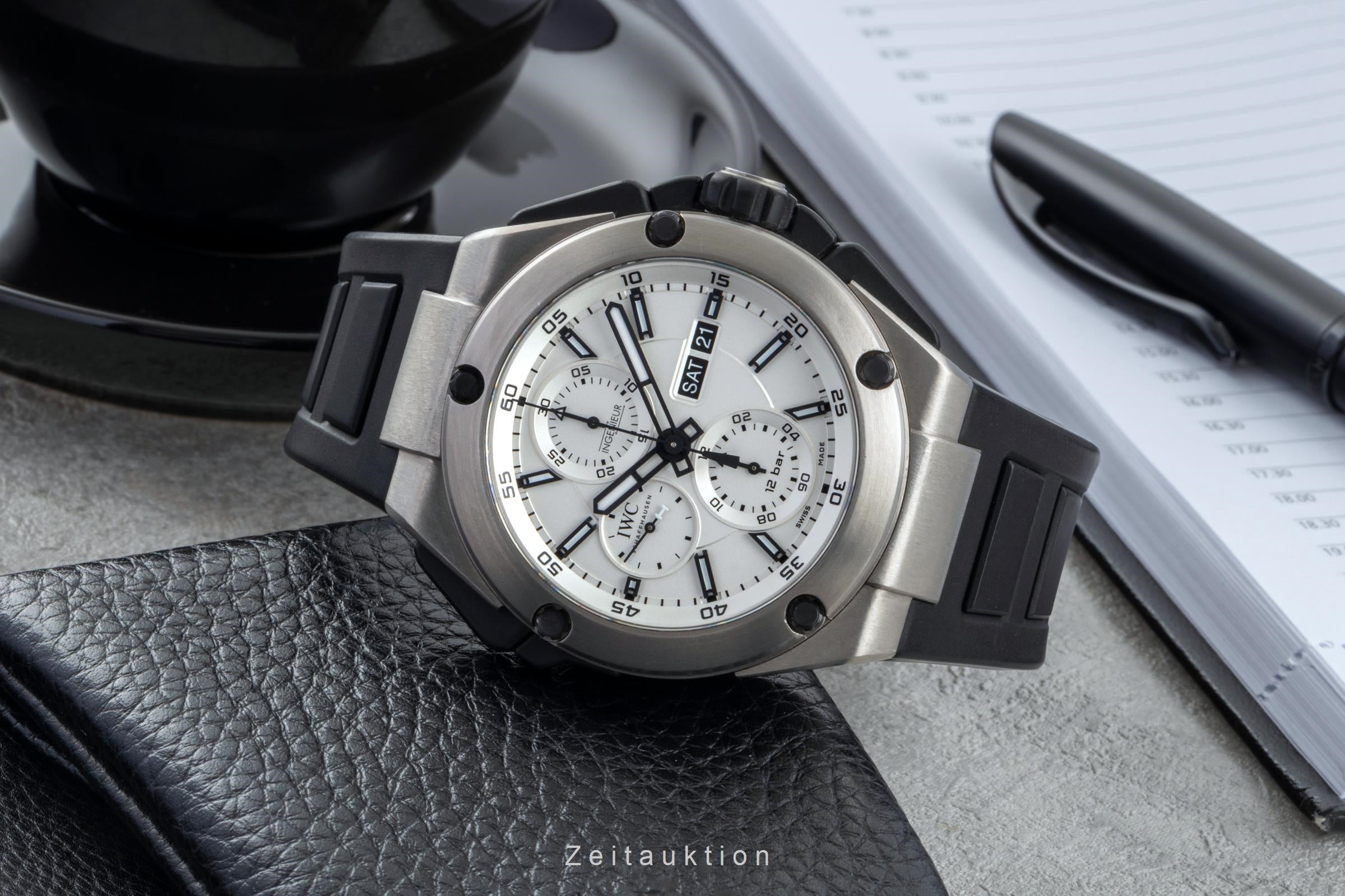 IWC Ingenieur chronograph titanium automatic men's watch IW386501  [2507161]