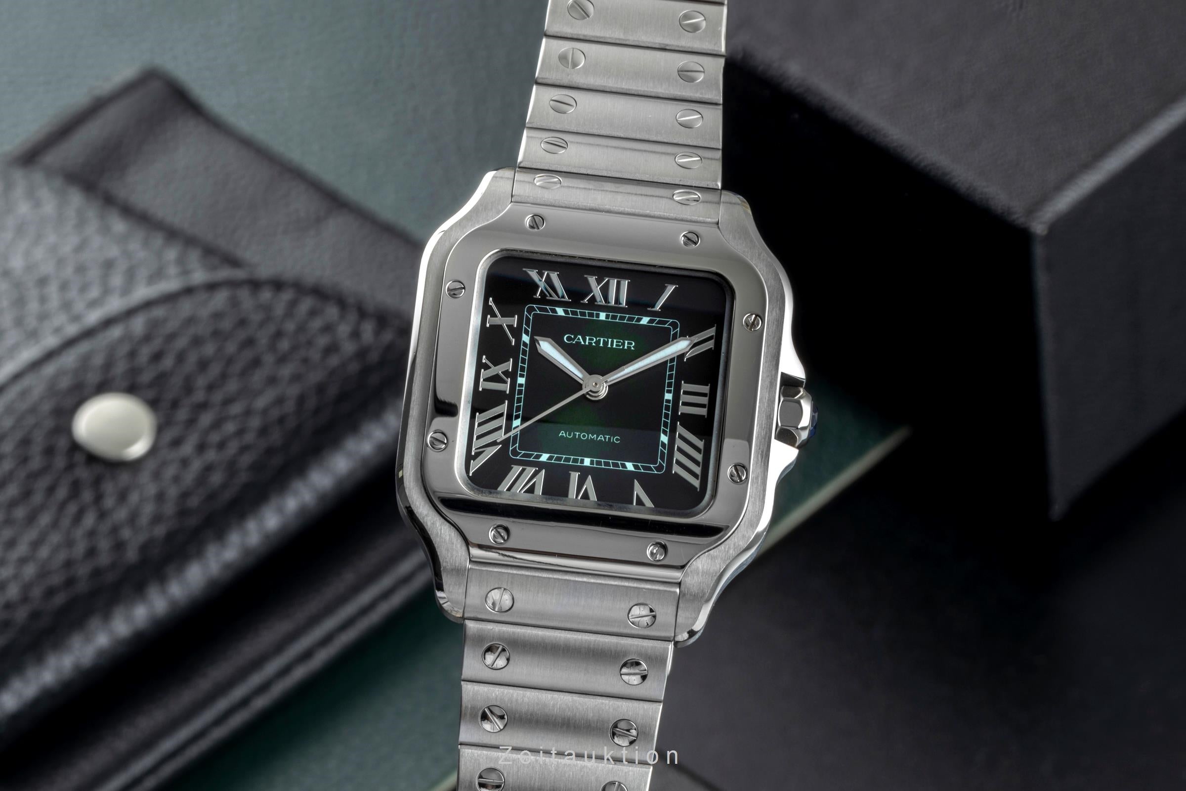 Cartier Santos de Cartier Stahl Automatik Herrenuhr Ref. WSSA00061 NP: 8850,- € [2507164]