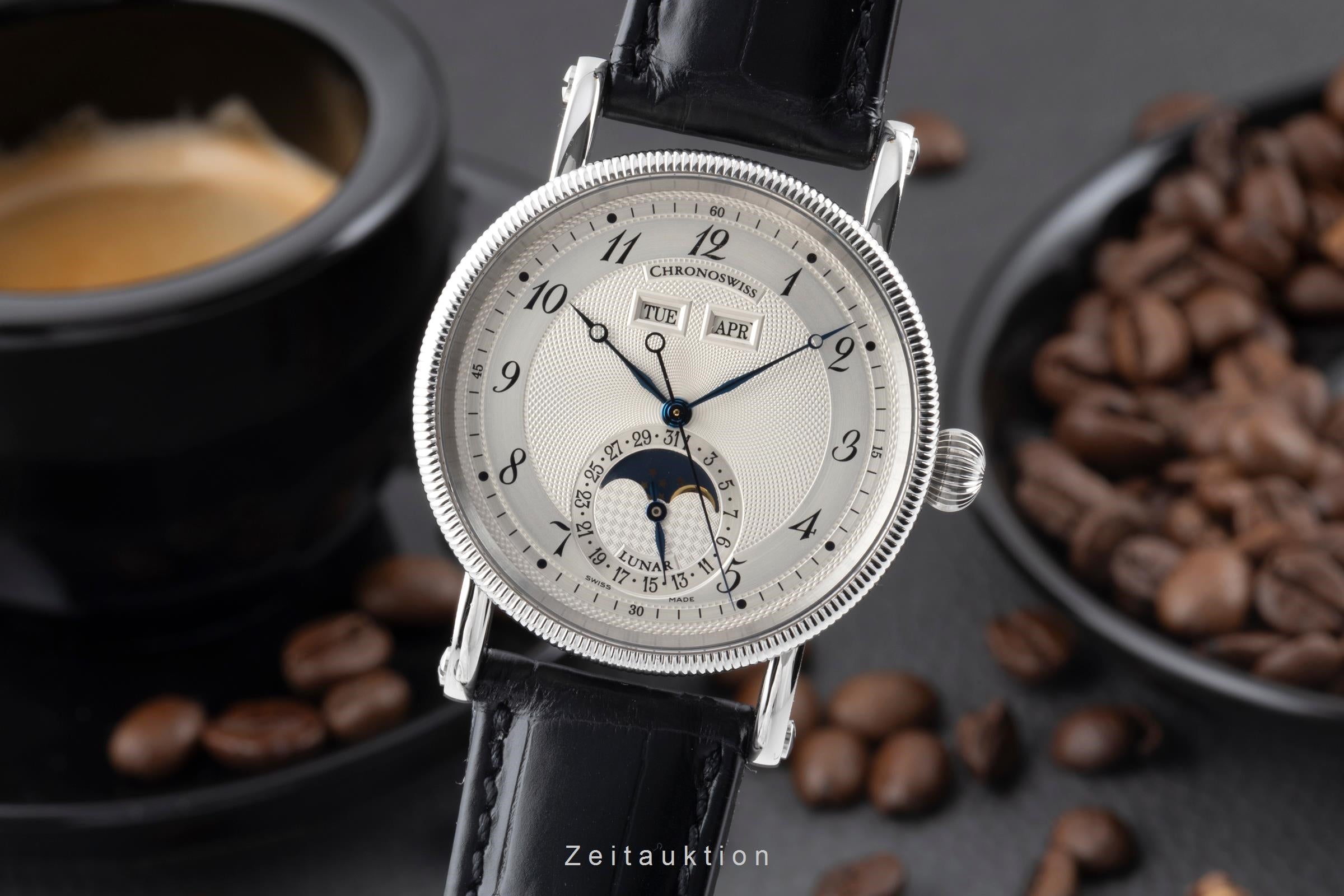 Chronoswiss Lunar Stahl Automatik Herrenuhr Ref. CH9323 Klassiker [2507166]