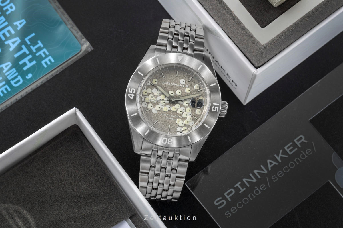 Spinnaker Fleuss steel automatic men's watch SP-5170-11B-P Limited  [2507167]