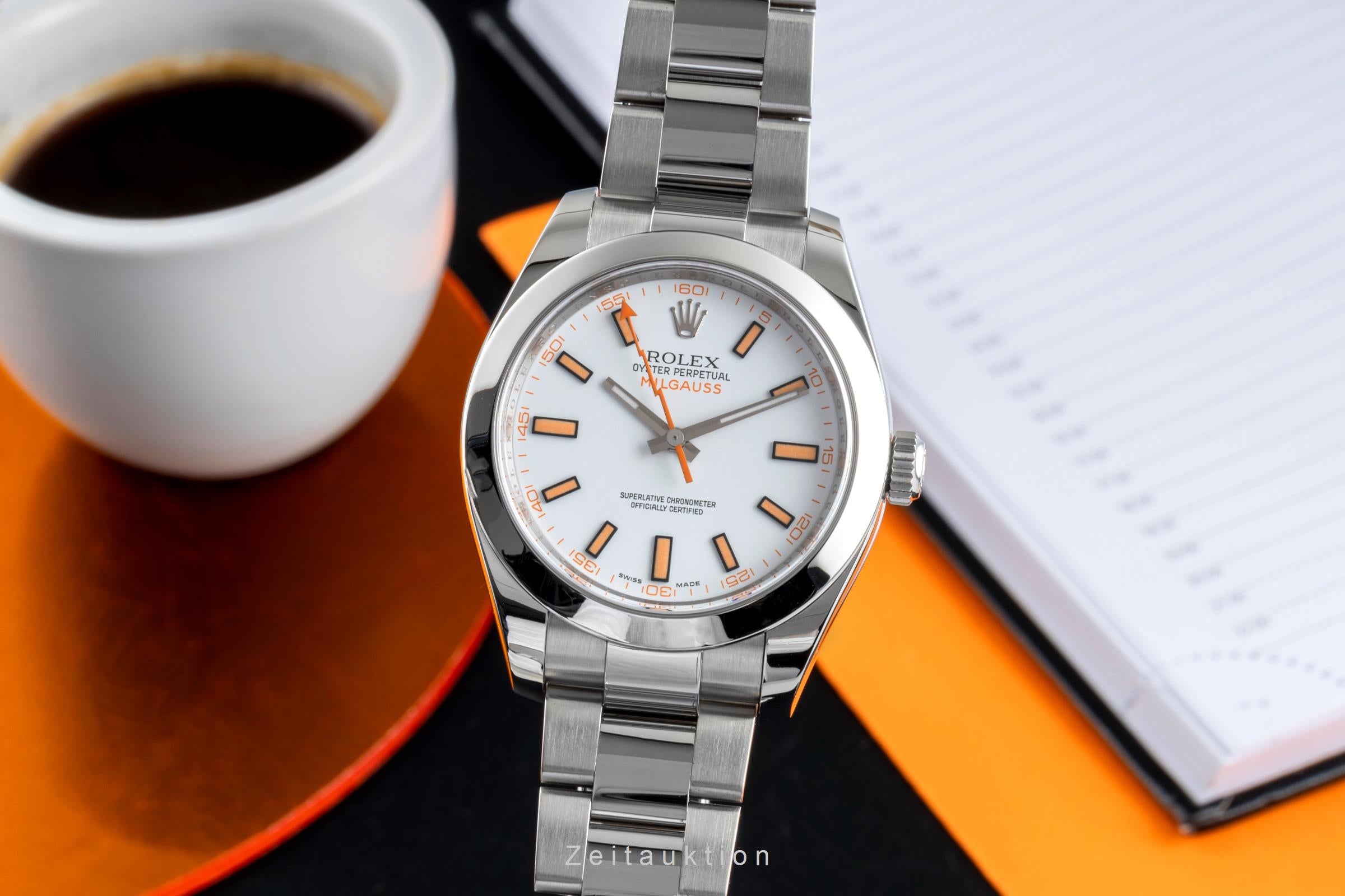 Rolex Milgauss acero automático reloj para caballeros 116400  [2507172]