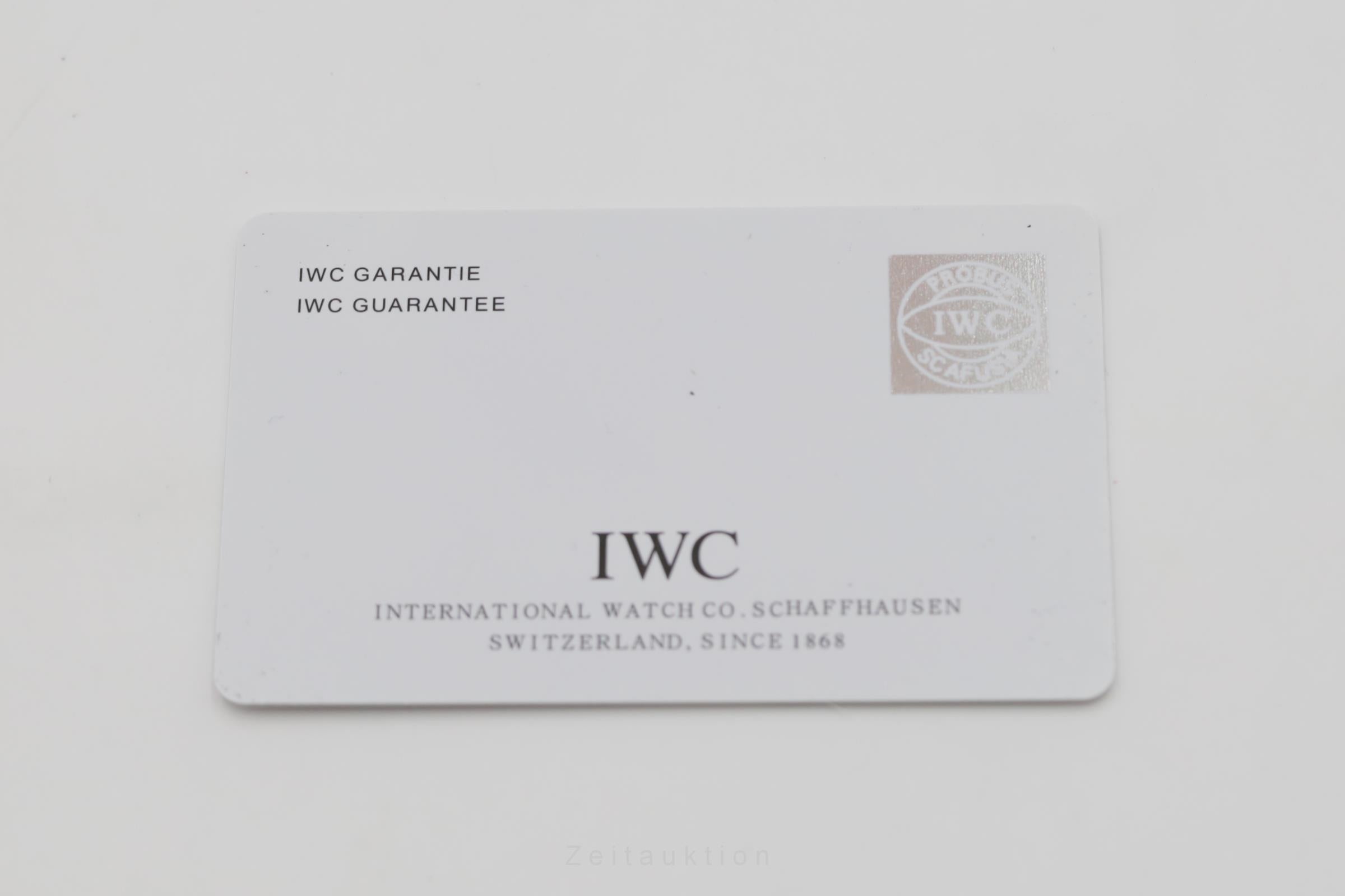 IWC Portugieser chronograph steel automatic men's watch IW371446 LP: 9100EUR  [2507174]