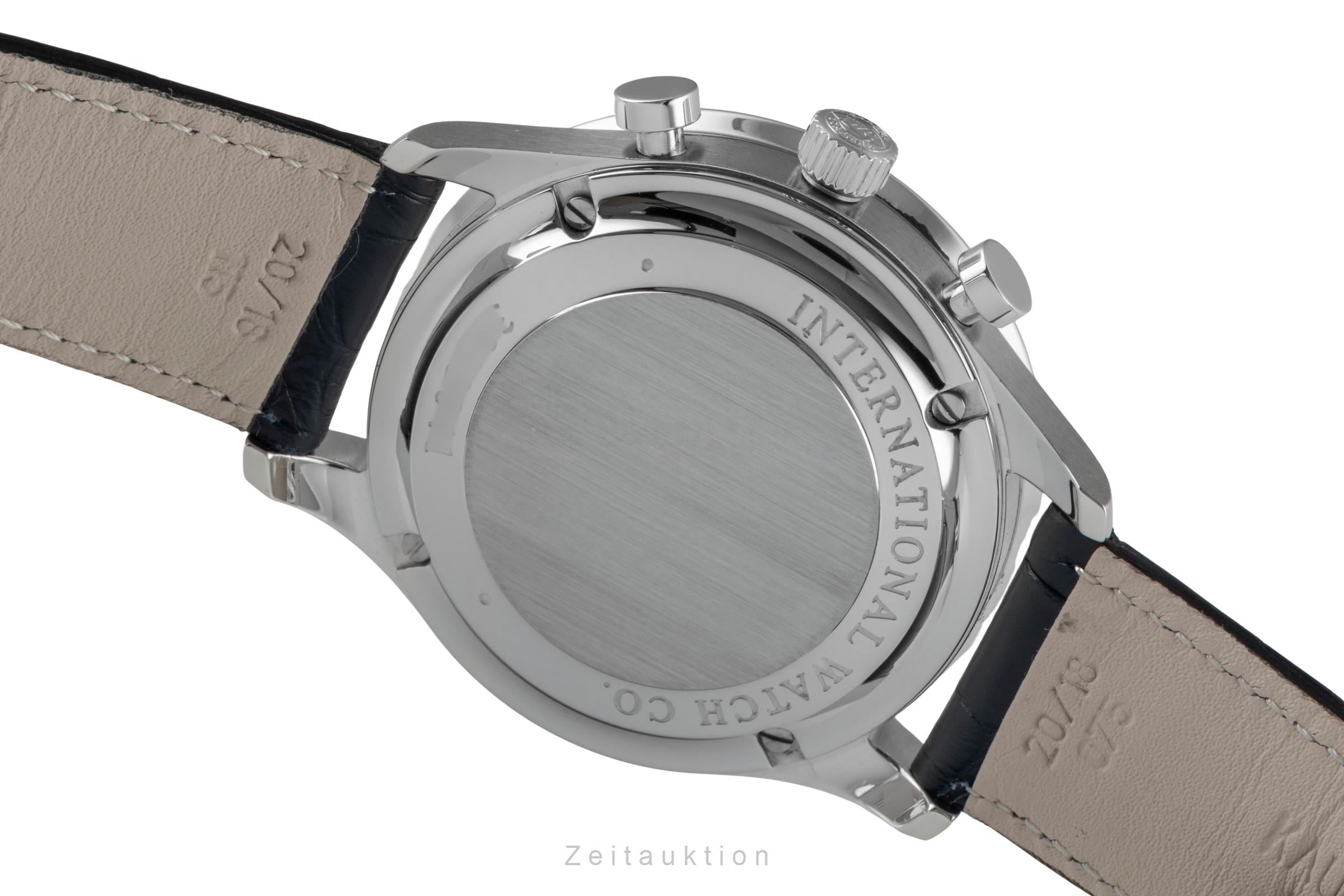 IWC Portugieser chronograph steel automatic men's watch IW371446 LP: 9100EUR  [2507174]