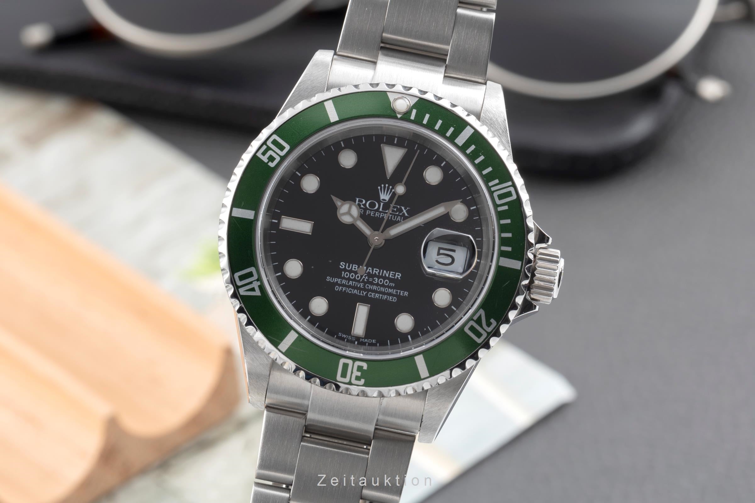 Rolex Submariner steel automatic men's watch 16610T, 16610LV  [2507175]