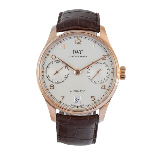 IWC Portugieser 7 Days 18k Rotgold Automatik Ref. IW500701 Papiere VP: 29100 € [2507176]