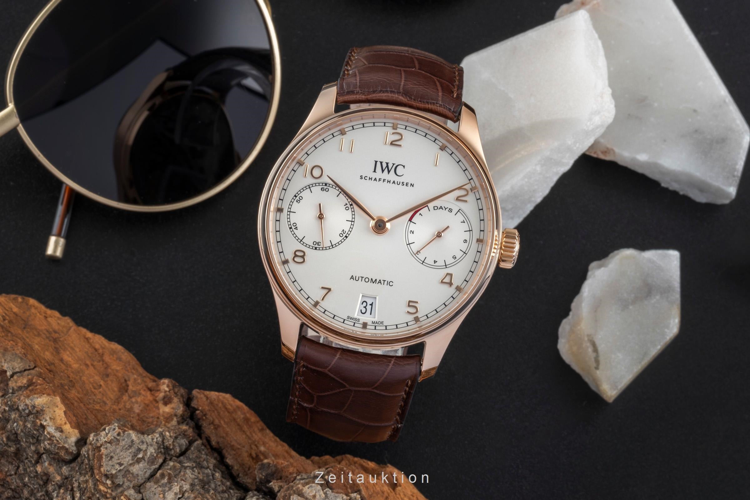 IWC Portugieser 7 Days 18k Rotgold Automatik Ref. IW500701 Papiere VP: 29100 € [2507176]