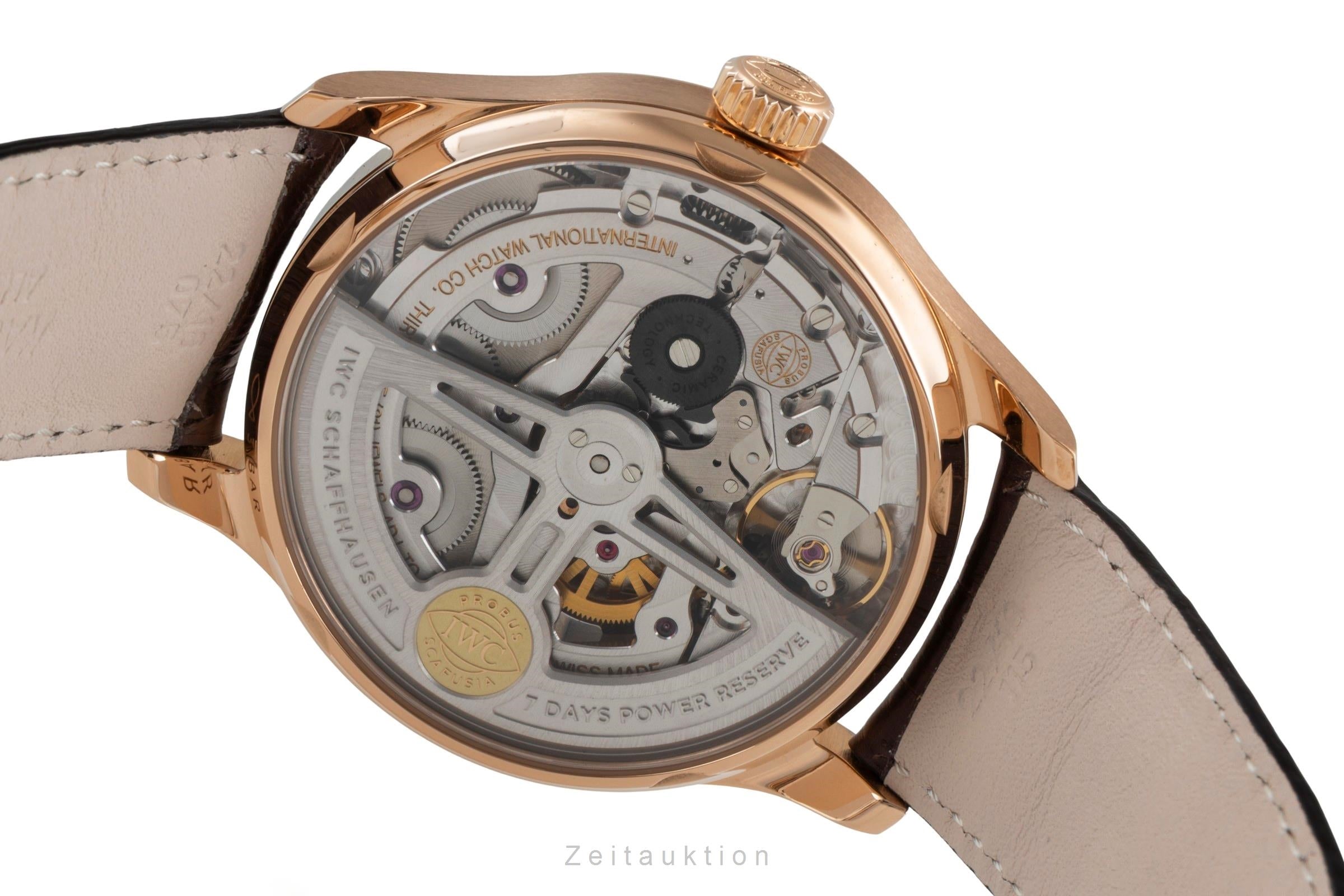 IWC Portugieser 7 Days 18k Rotgold Automatik Ref. IW500701 Papiere VP: 29100 € [2507176]