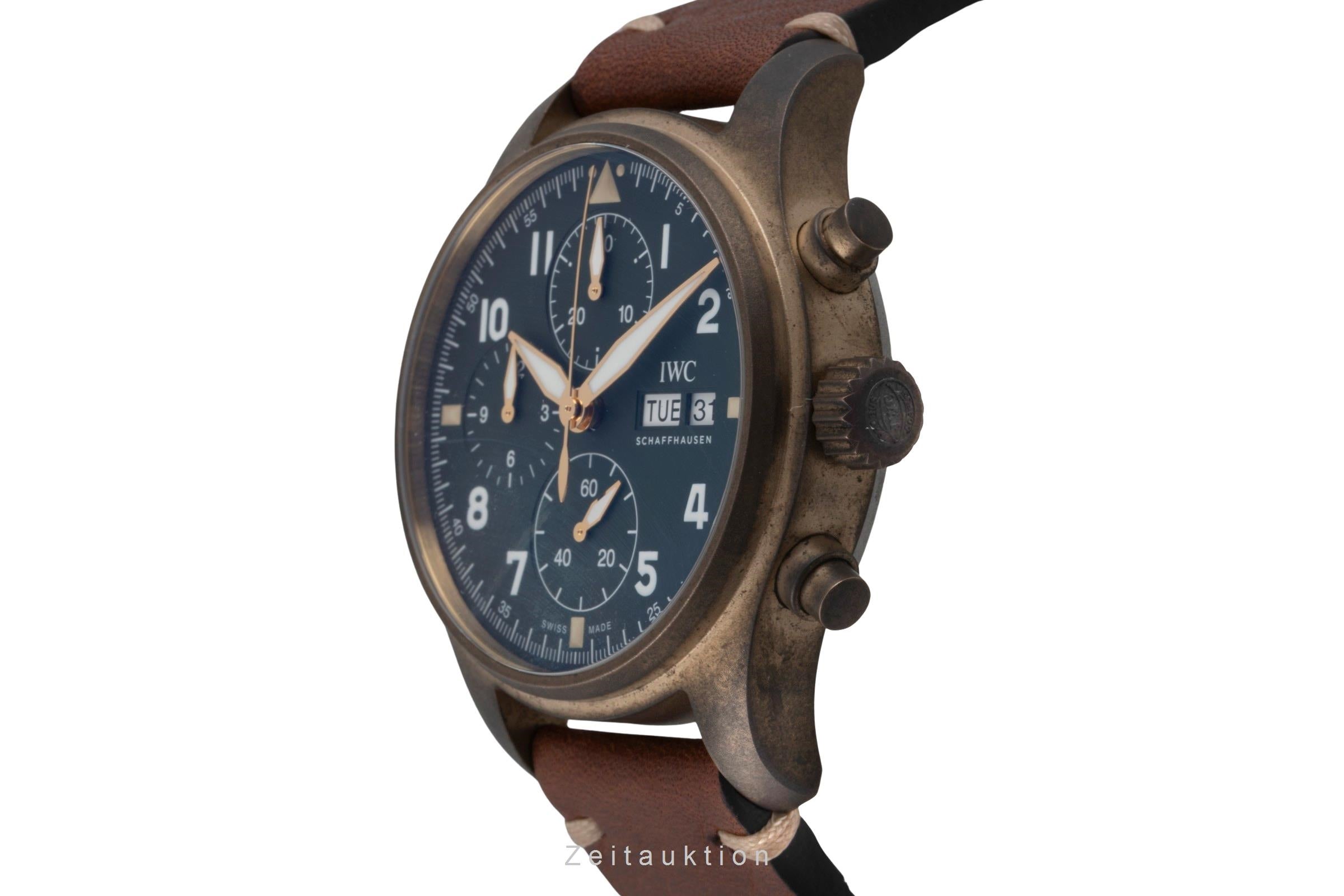 IWC Spitfire chronograph bronze automatic men's watch IW387902 LP: 7800EUR  [2507178]