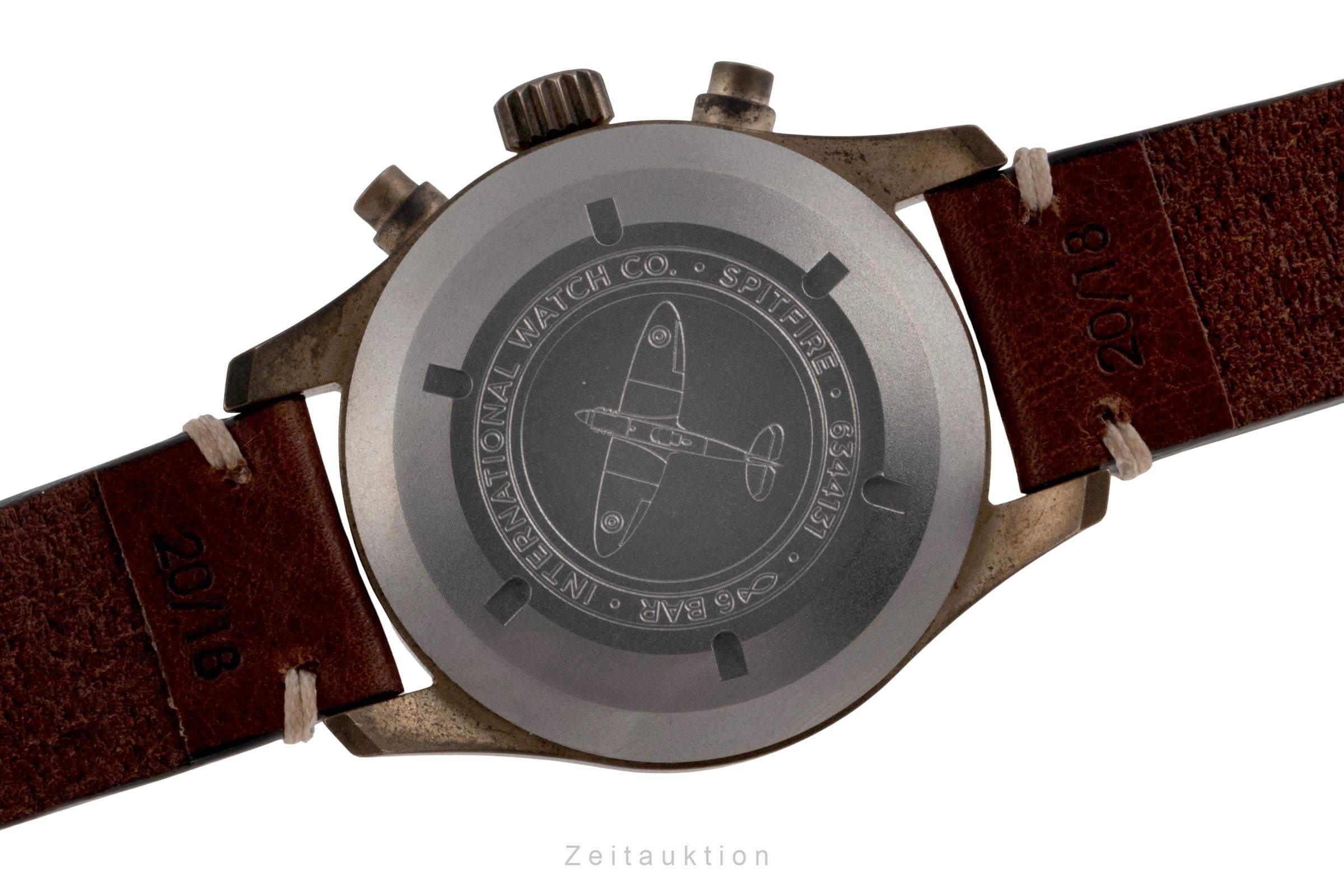 IWC Spitfire chronograph bronze automatic men's watch IW387902 LP: 7800EUR  [2507178]
