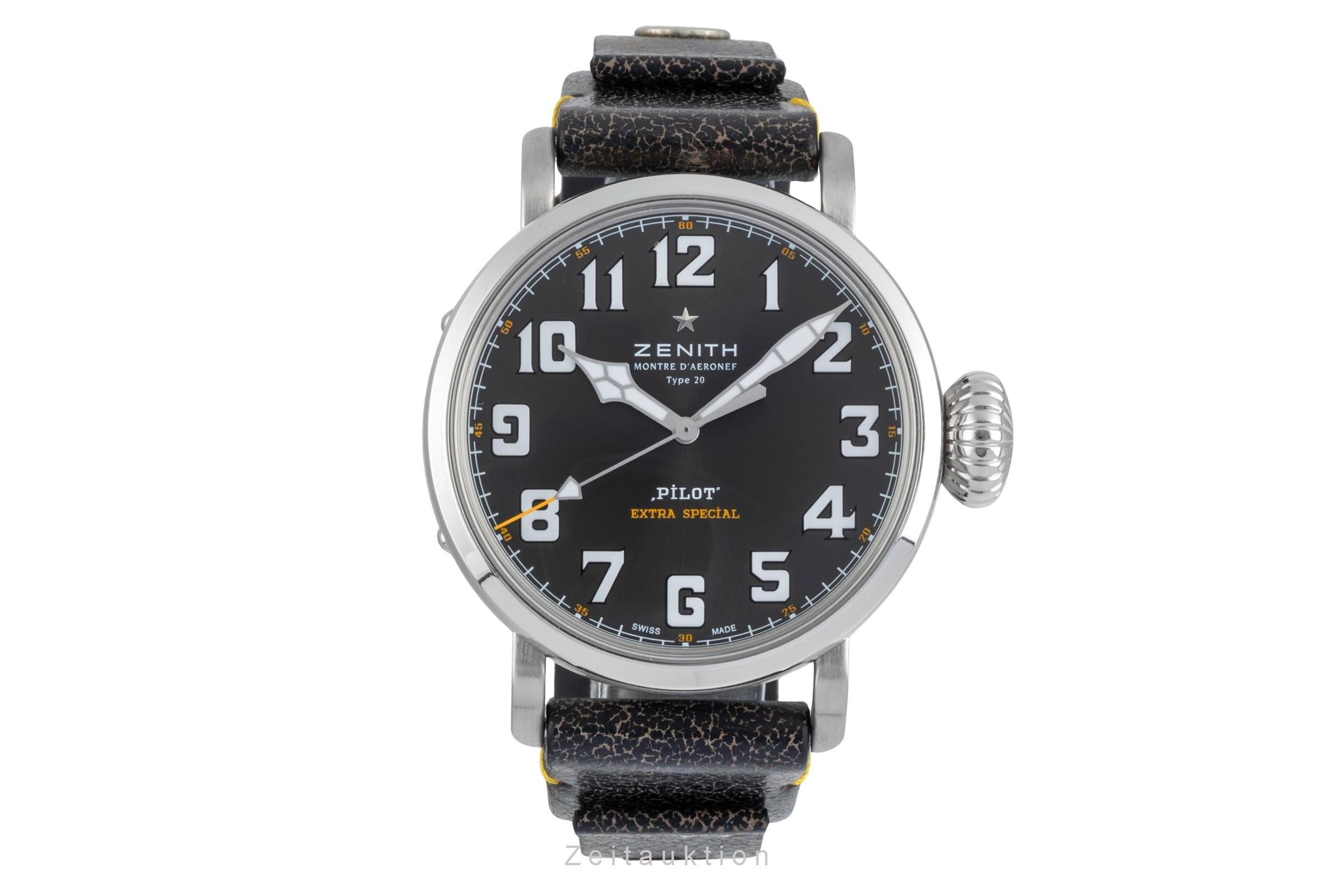 Zenith Pilot Type 20 Rescue Stahl Automatik Herrenuhr Ref. 03.2434.679/20.I010  [2507182]