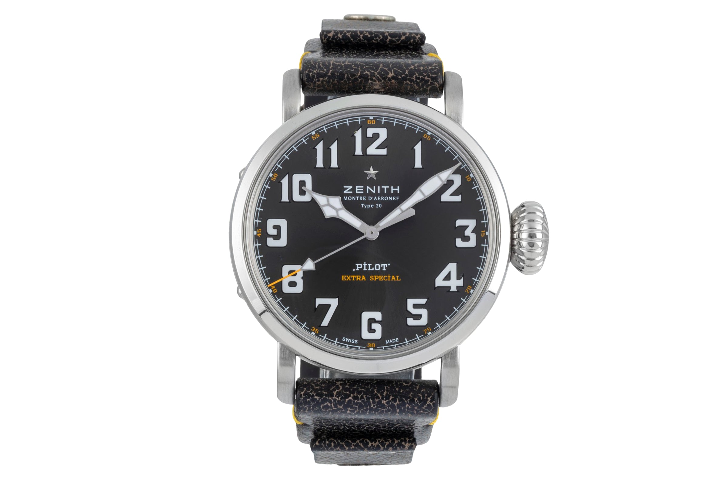 Zenith Pilot Type 20 Rescue Stahl Automatik Herrenuhr Ref. 03.2434.679/20.I010  [2507182]