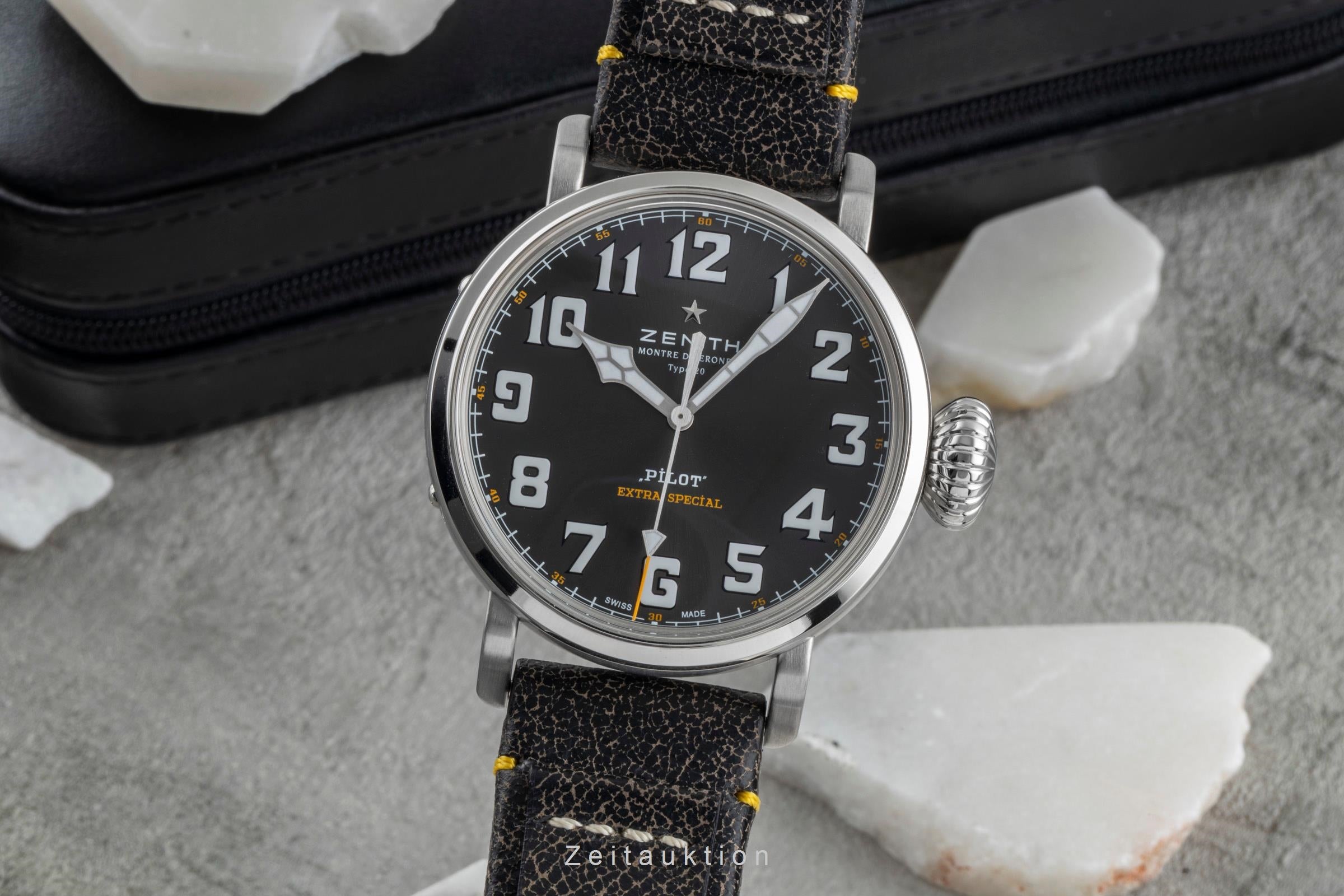 Zenith Pilot Type 20 Rescue Stahl Automatik Herrenuhr Ref. 03.2434.679/20.I010  [2507182]