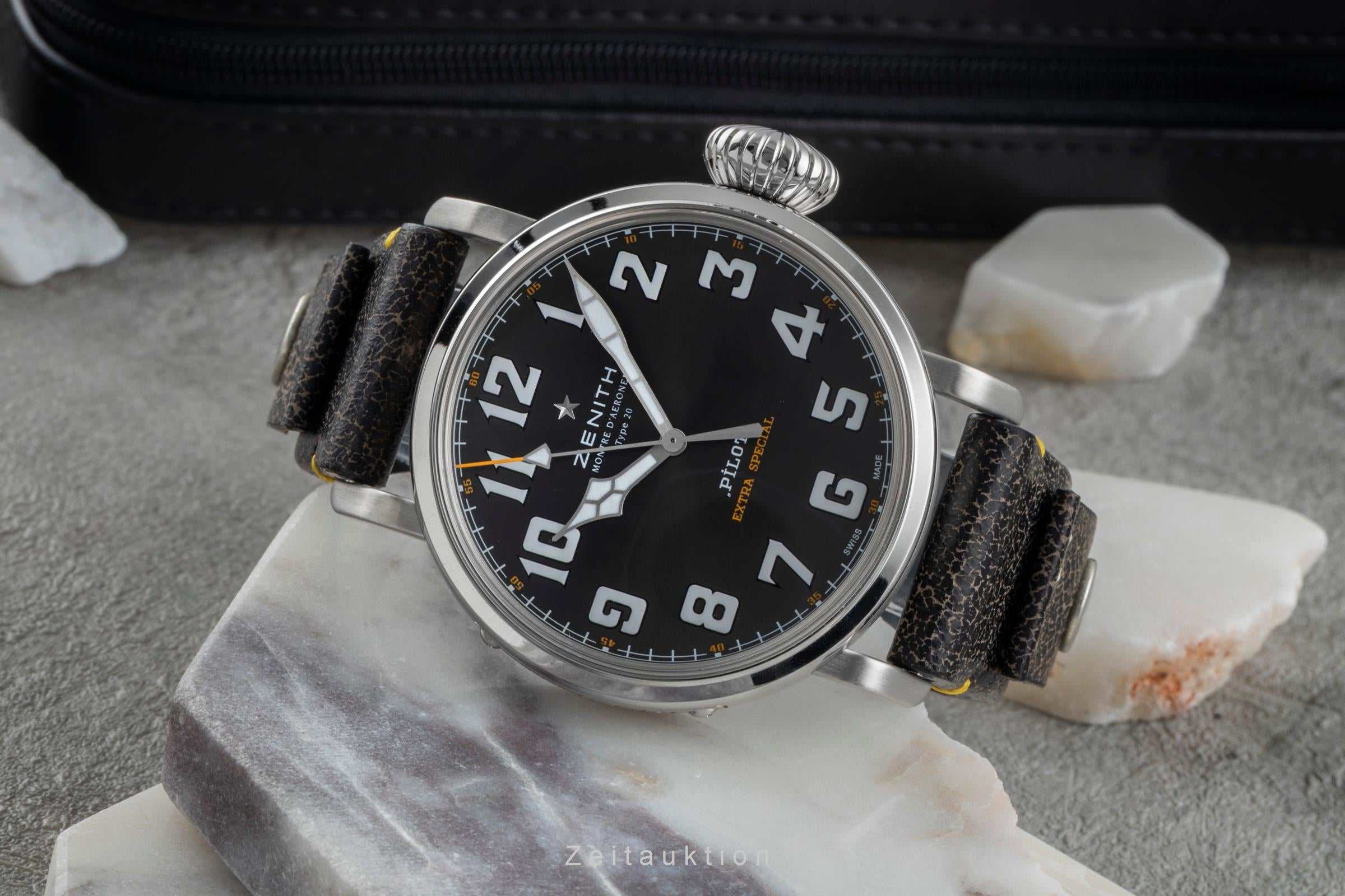 Zenith Pilot Type 20 Rescue Stahl Automatik Herrenuhr Ref. 03.2434.679/20.I010  [2507182]