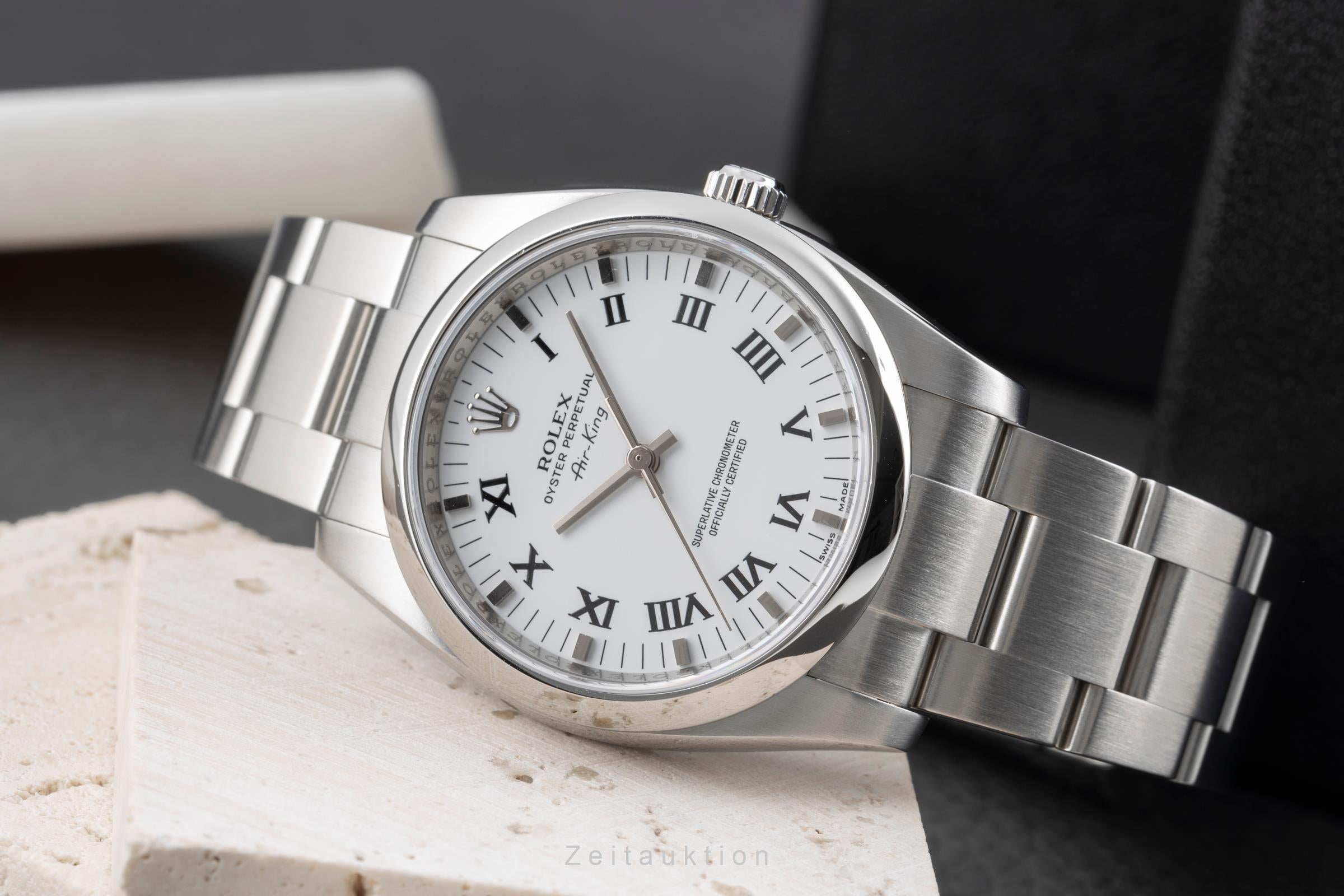 Rolex Air King steel automatic men's watch 114200  [2507183]