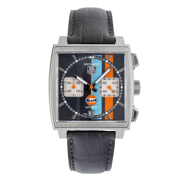 Tag Heuer Monaco cronografo acciaio automatismo orologio da uomo CAW2113.FC6250 Limited  [2507186]